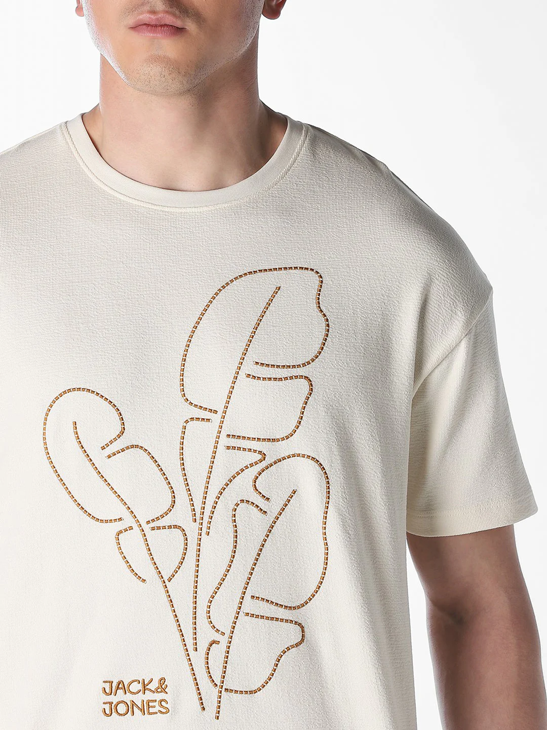 Embroidered Boxy Fit T-Shirt - Image 5