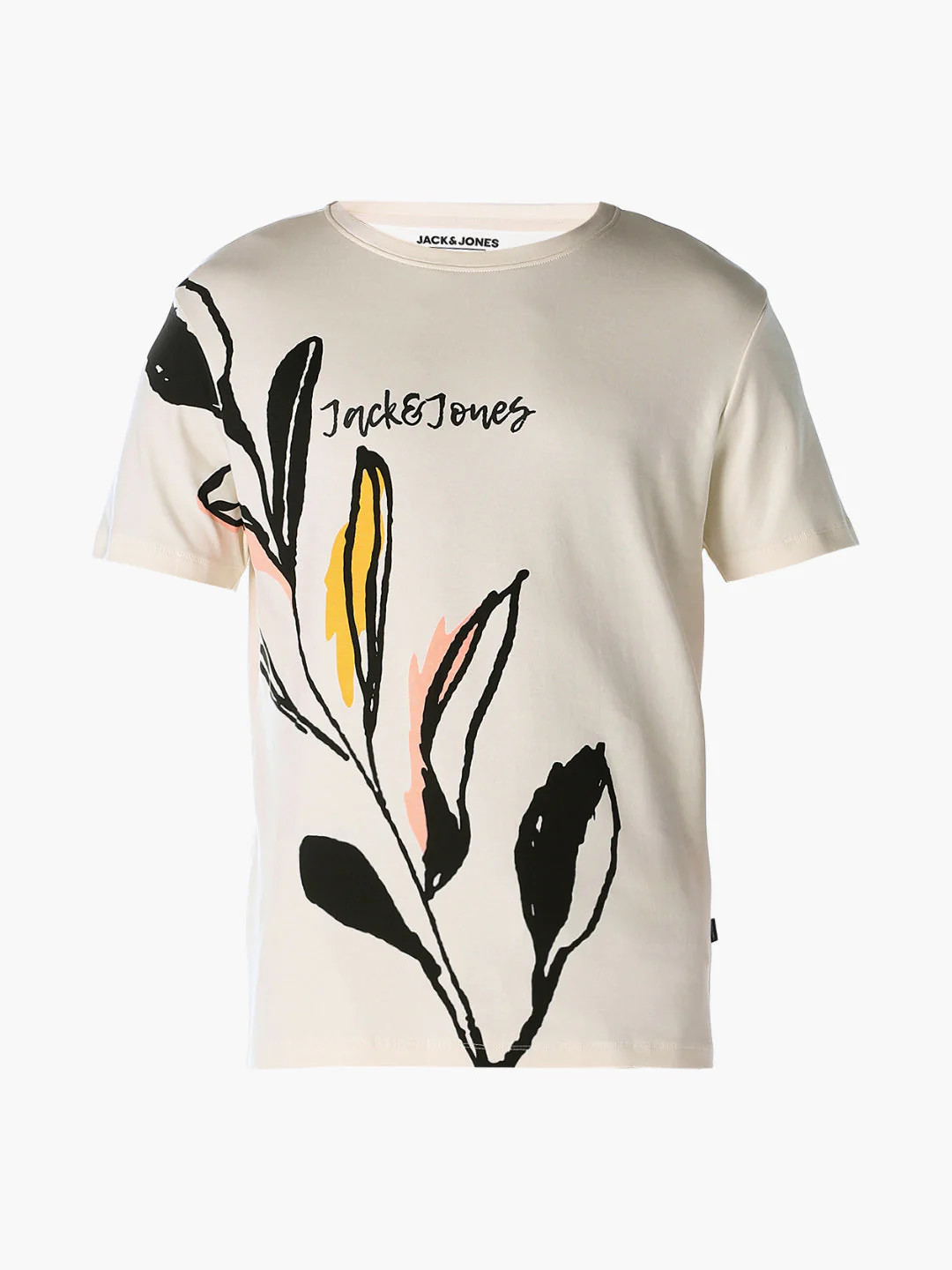 Abstract Botanical Print T-shirt - Image 7