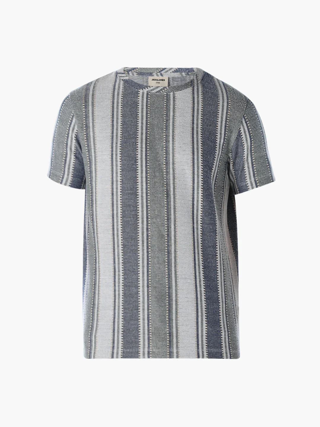 Striped Jacquard Knit T-shirt - Image 7