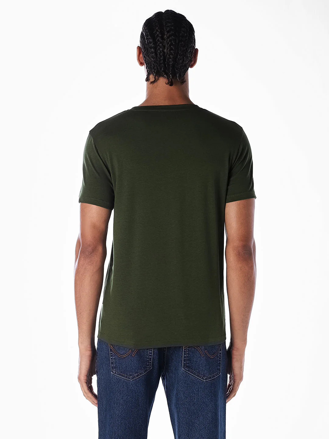 Green Logo Print T-shirt - Image 4