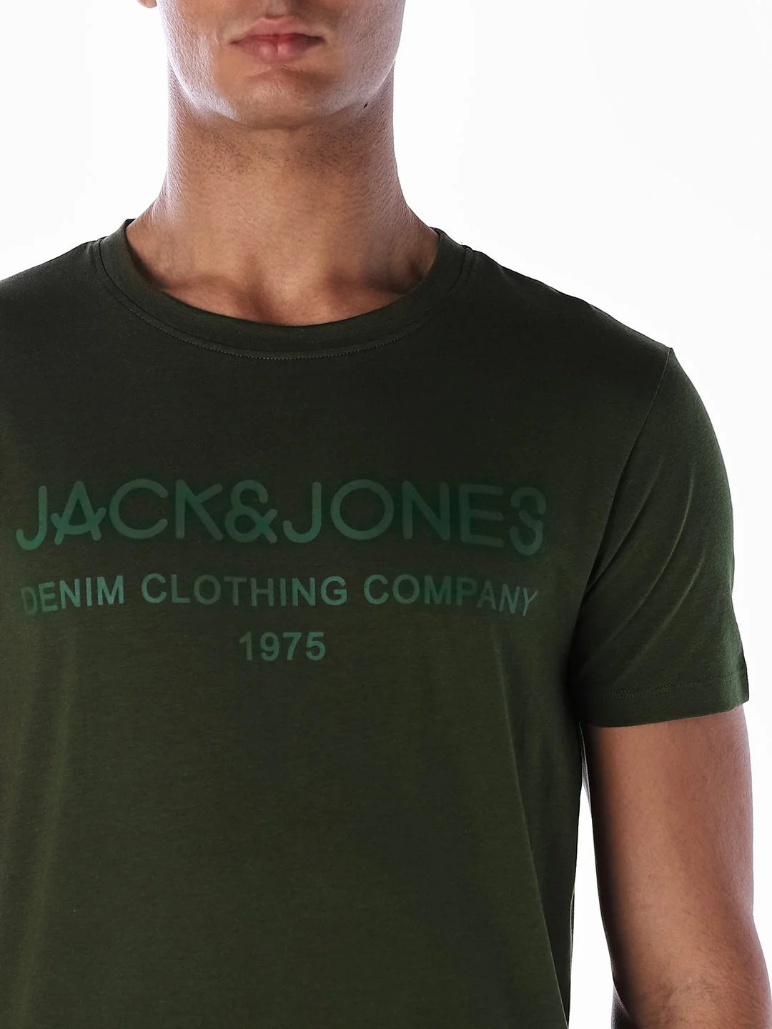 Green Logo Print T-shirt - Image 5