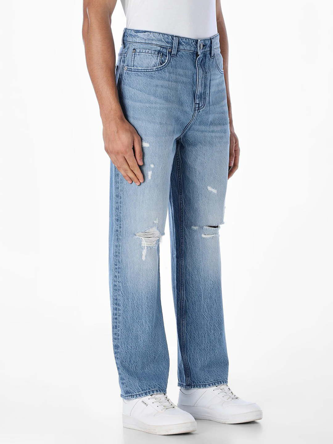 Heavily Distressed Dario Loose Fit Jeans - Image 2