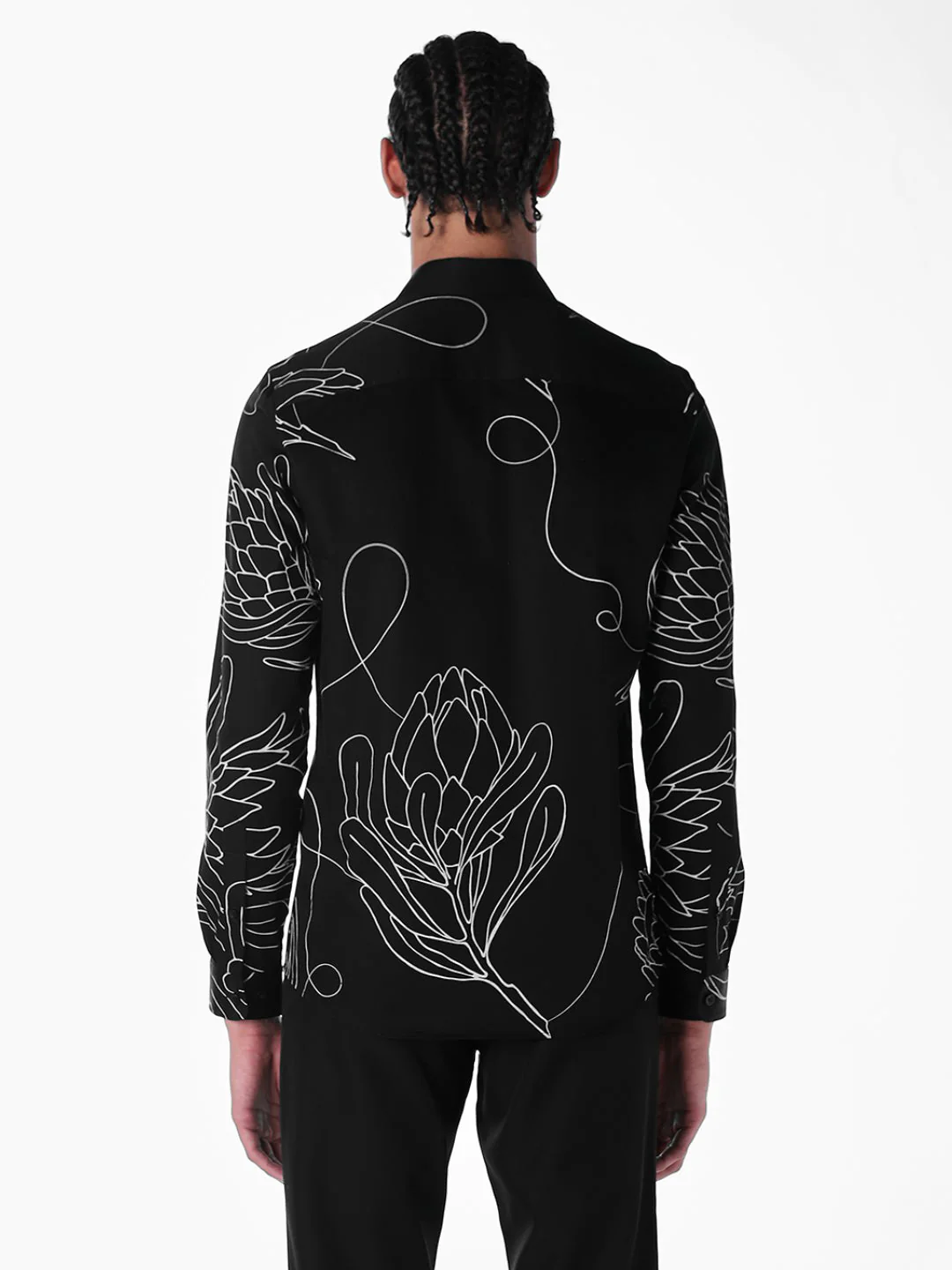 Printed Slim Fit Cotton Shirt - Image 4