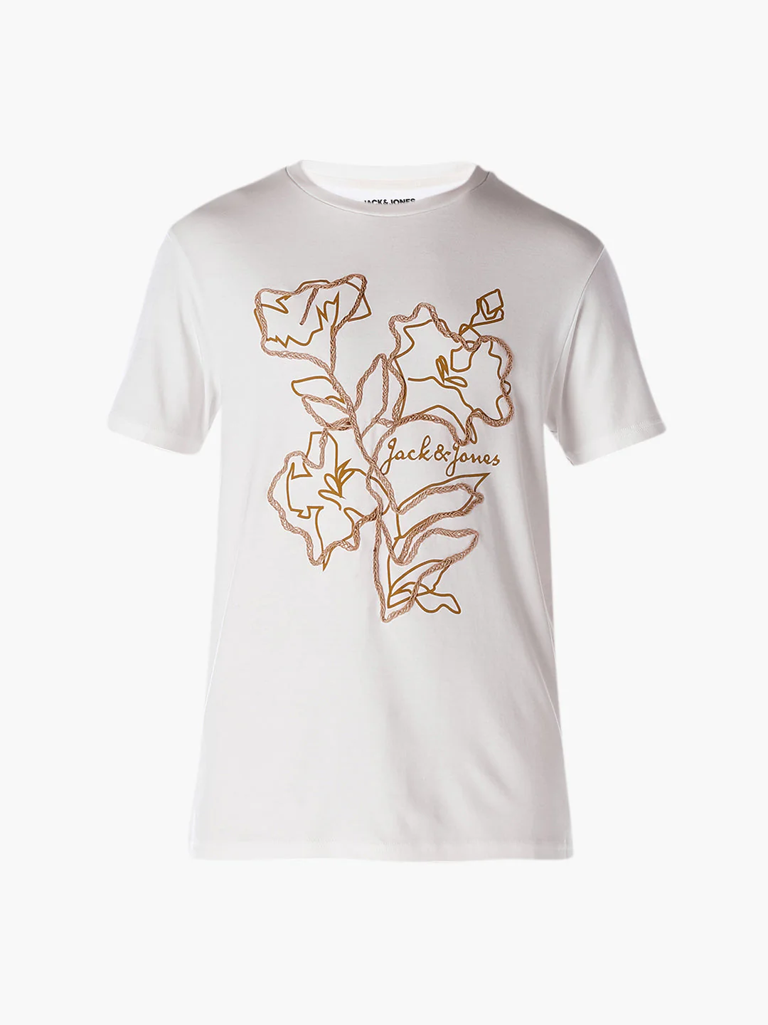 Floral Print Cotton T-shirt - Image 7