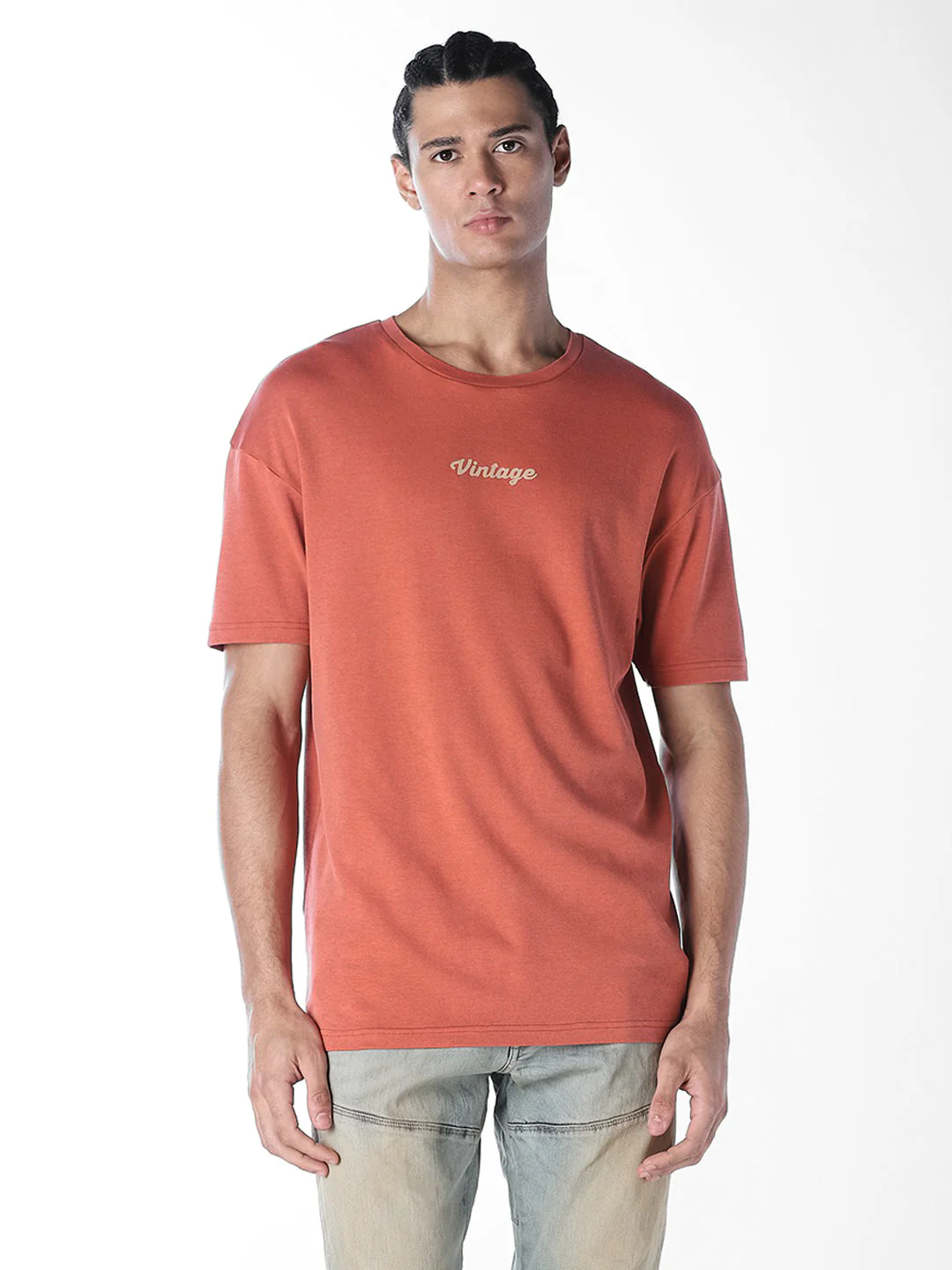 Cotton Printed Crew Neck T-shirt - Image 2