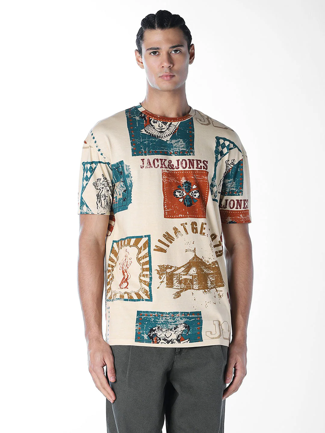 Vintage Posters Print T-shirt - Image 2