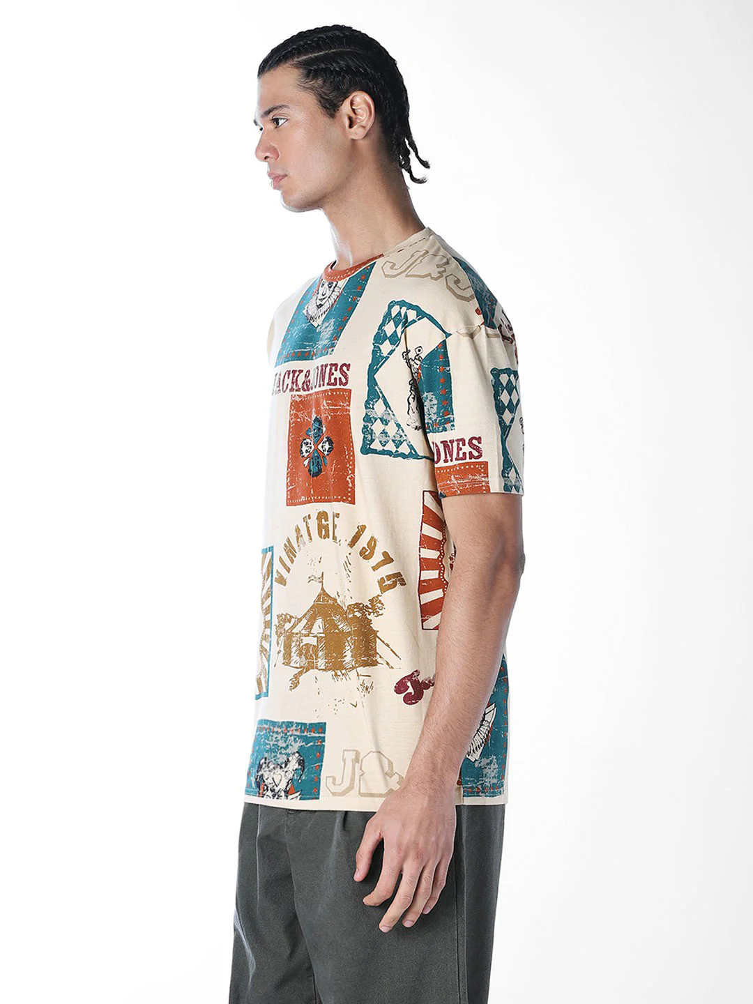 Vintage Posters Print T-shirt - Image 3