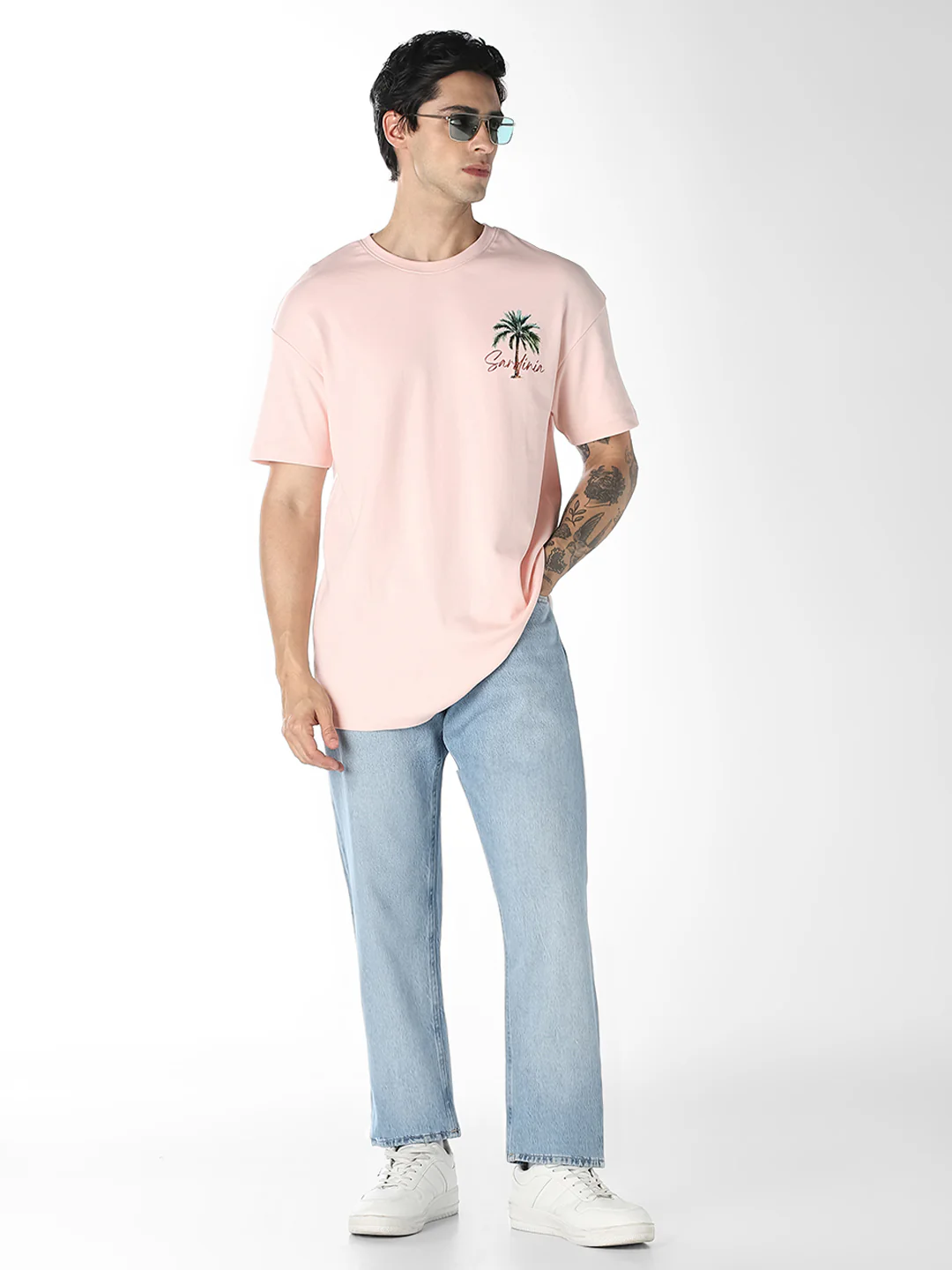 Straight Fit Low Rise Light Blue Denim Jeans - Image 6