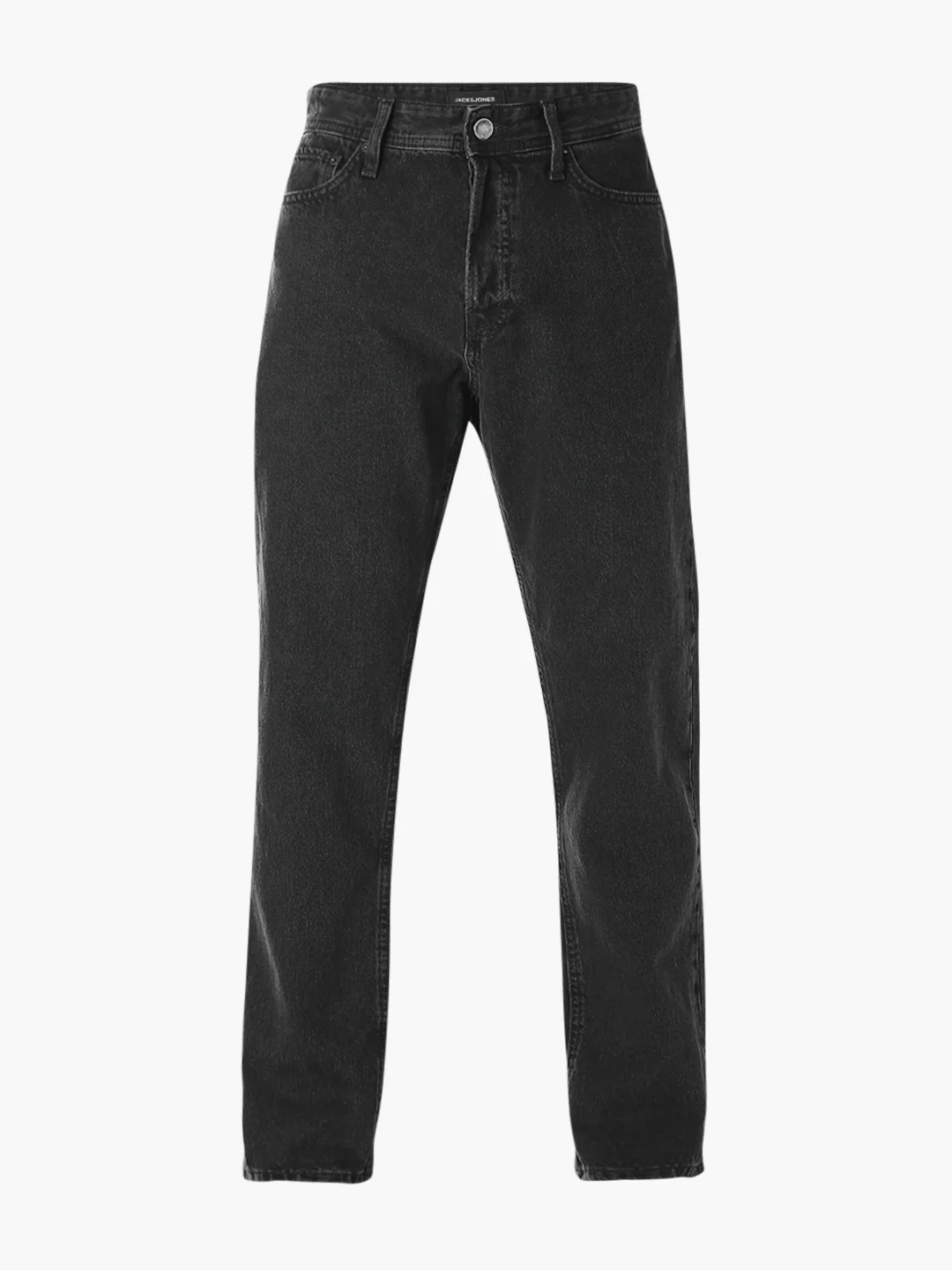 Men's Black Solid Straight Fit Low Rise Jeans - Image 7