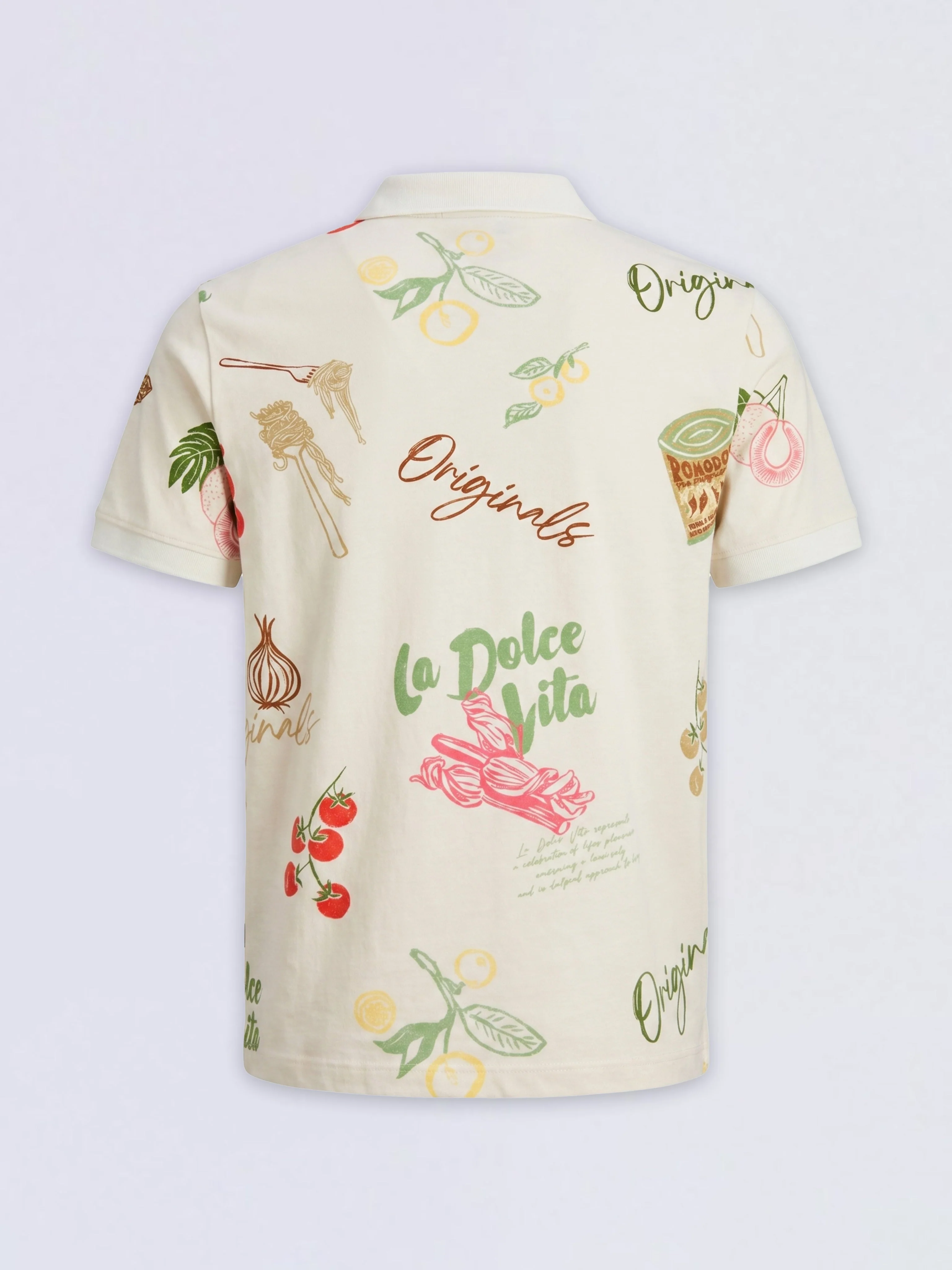 Boys Printed Cotton Polo - Image 3