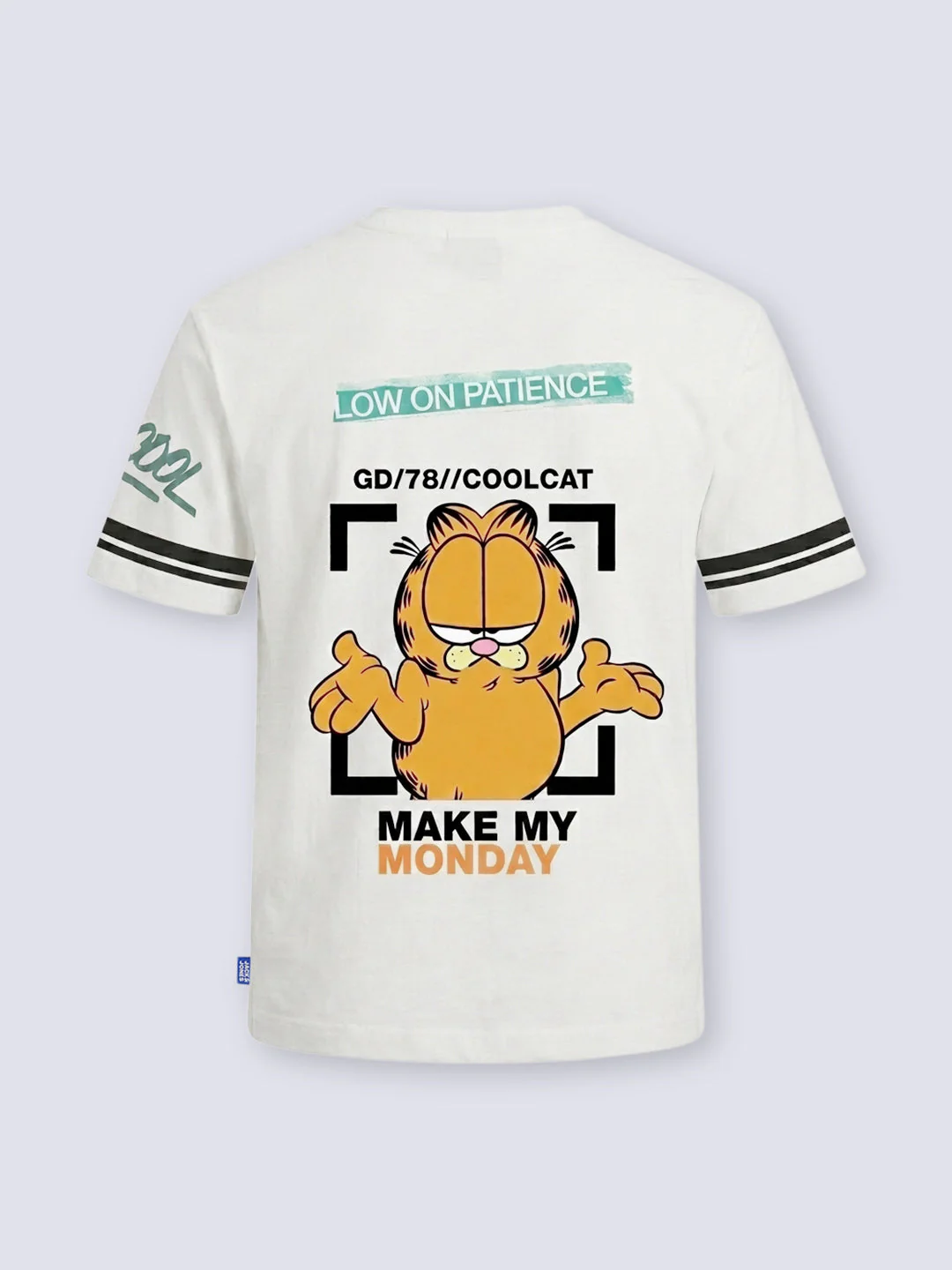 Boys Garfield Print Oversized T-shirt - Image 3
