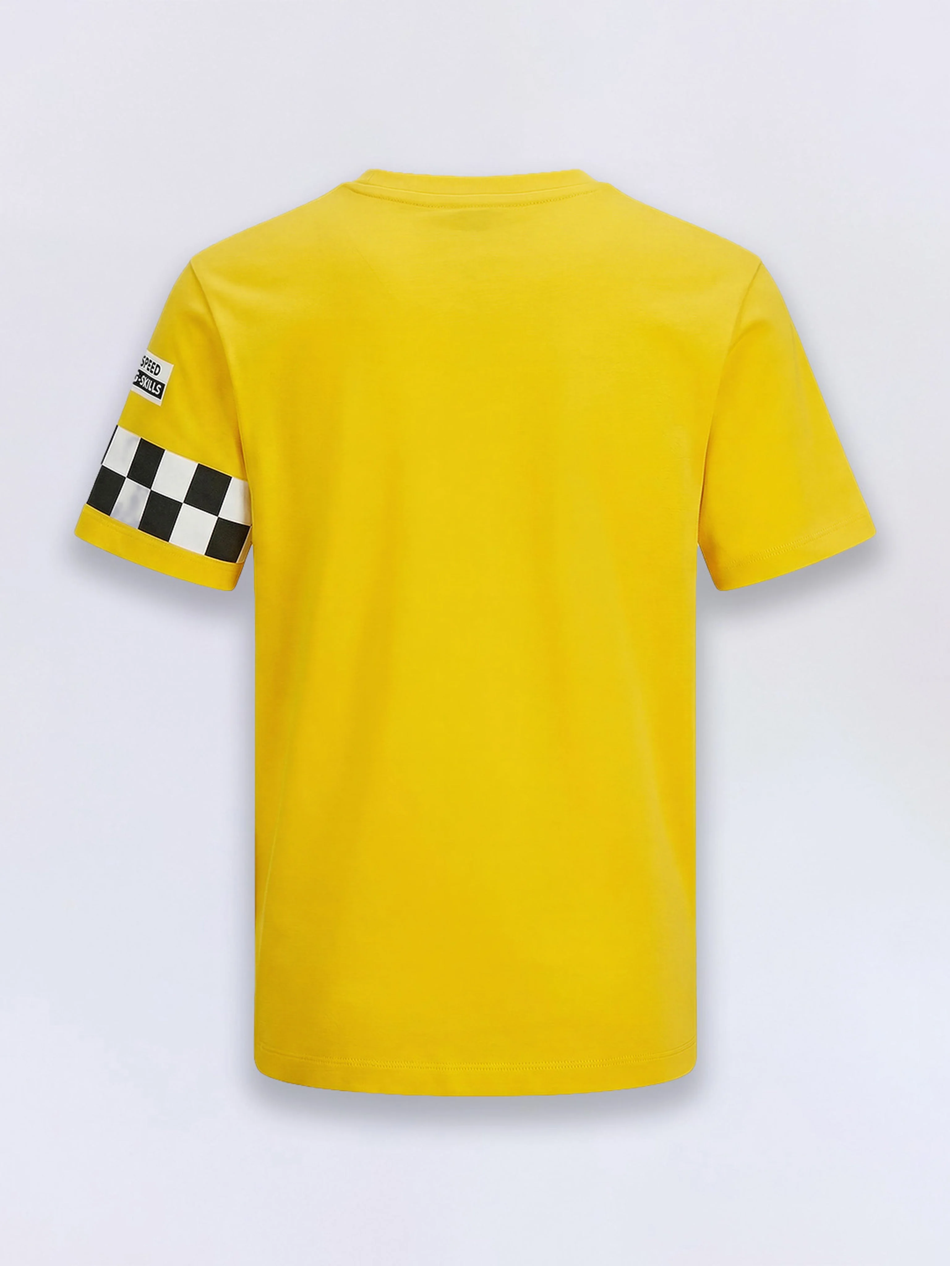 Boys Yellow Racer Print T-shirt - Image 3