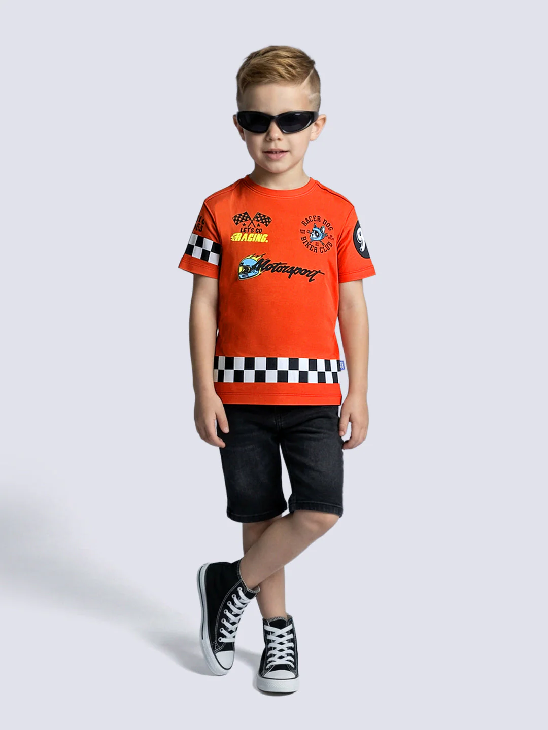 Boys Motorsport Inspired Oversized T-shirt - Image 5