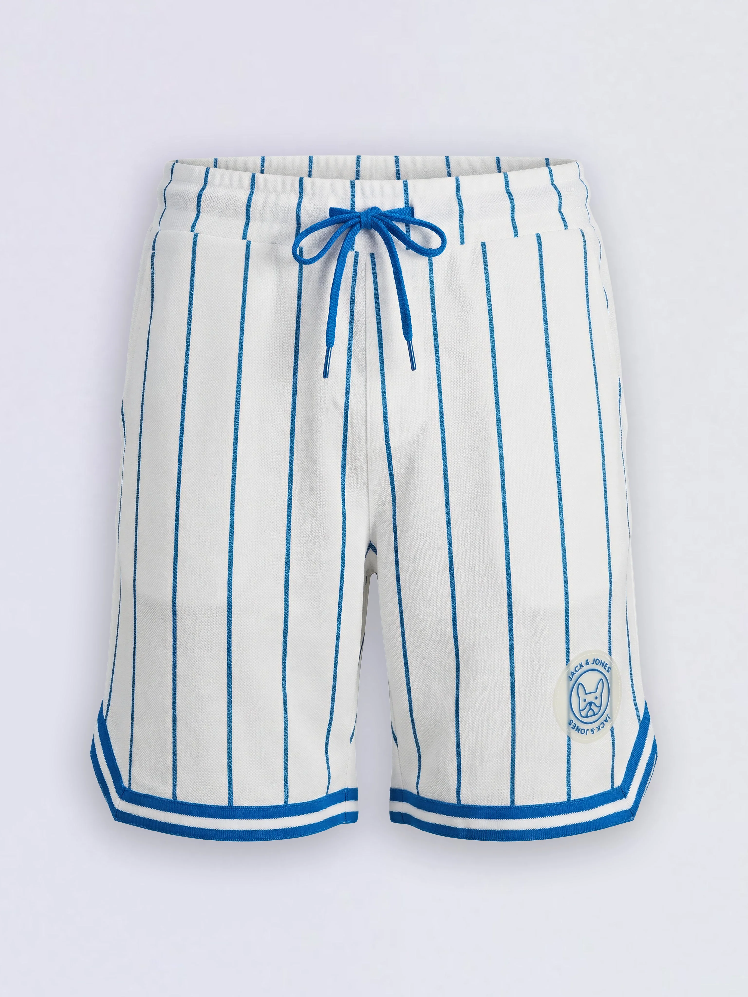 Boys White Striped Shorts - Image 2