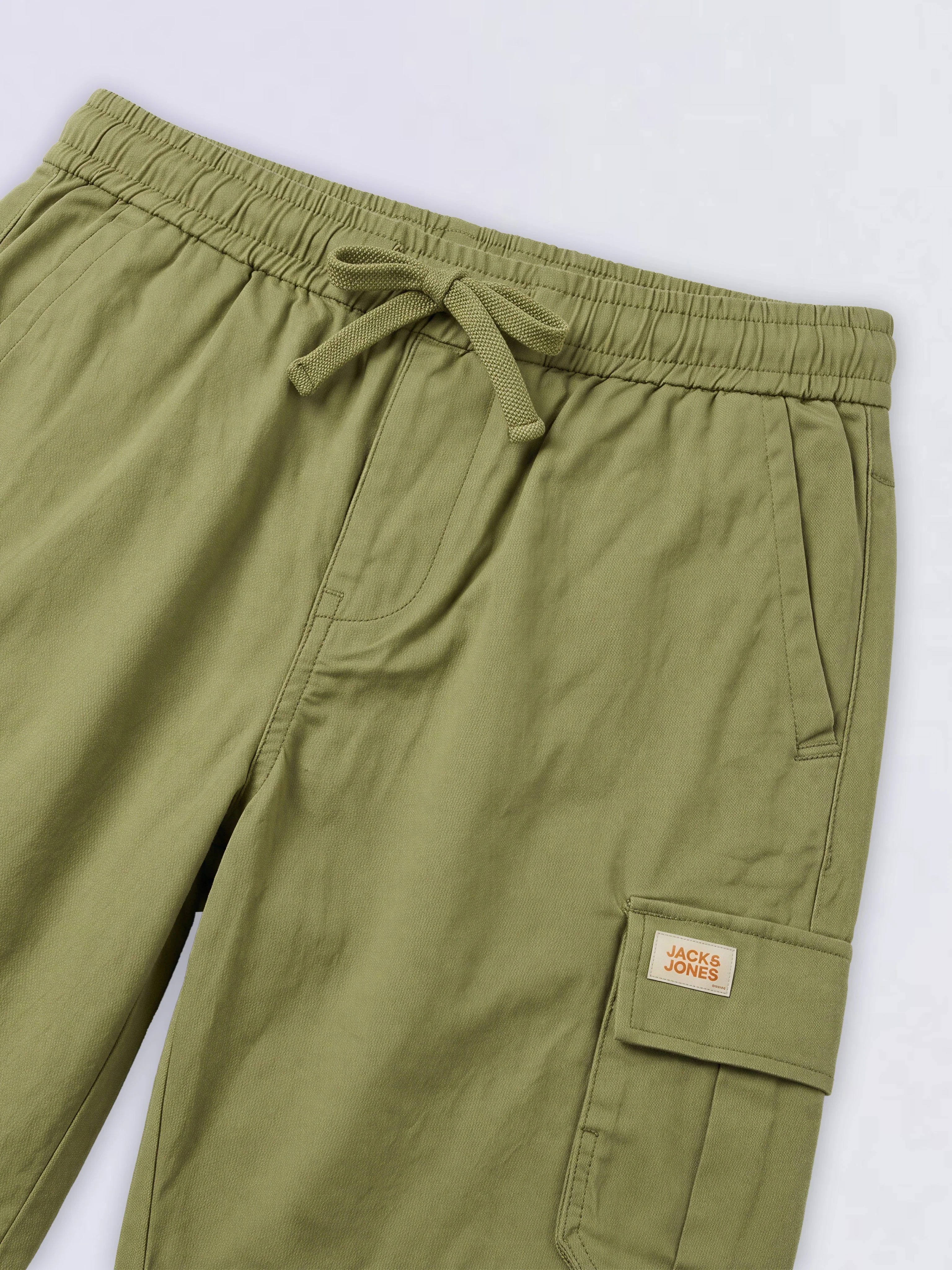 Boys Green 4 Pocket Cargo Shorts - Image 4