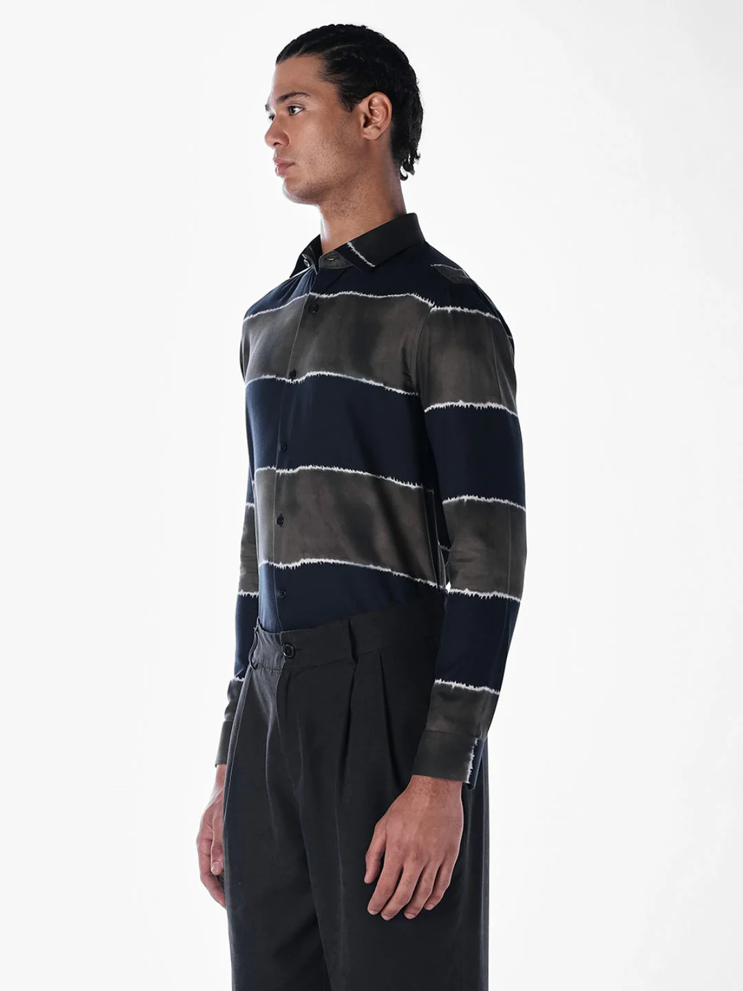 Printed Slim Fit Full Sleeves Shirt - Image 3