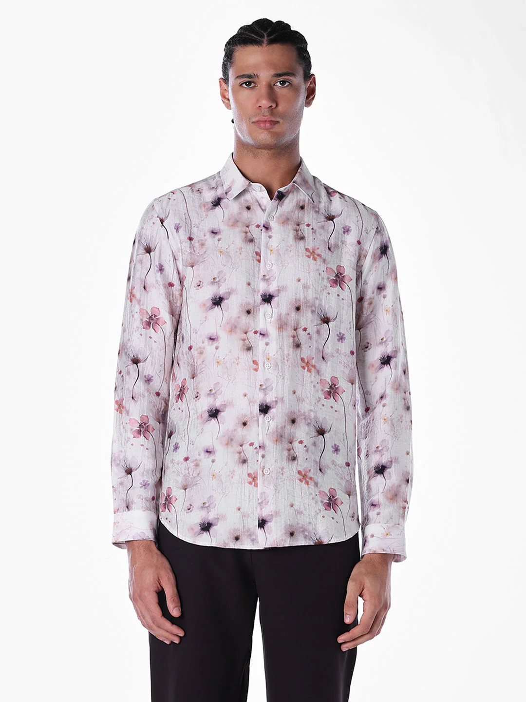 Tencel Blend Floral Shirt - Image 2
