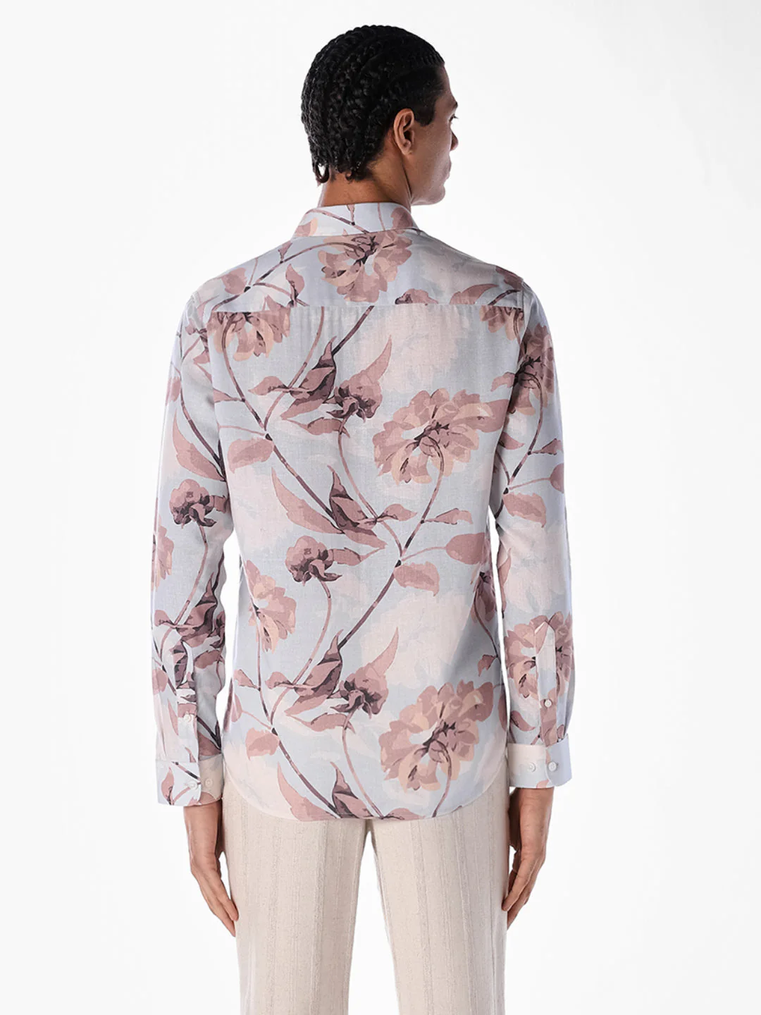 Floral Print Comfort Fit Shirt - Image 4