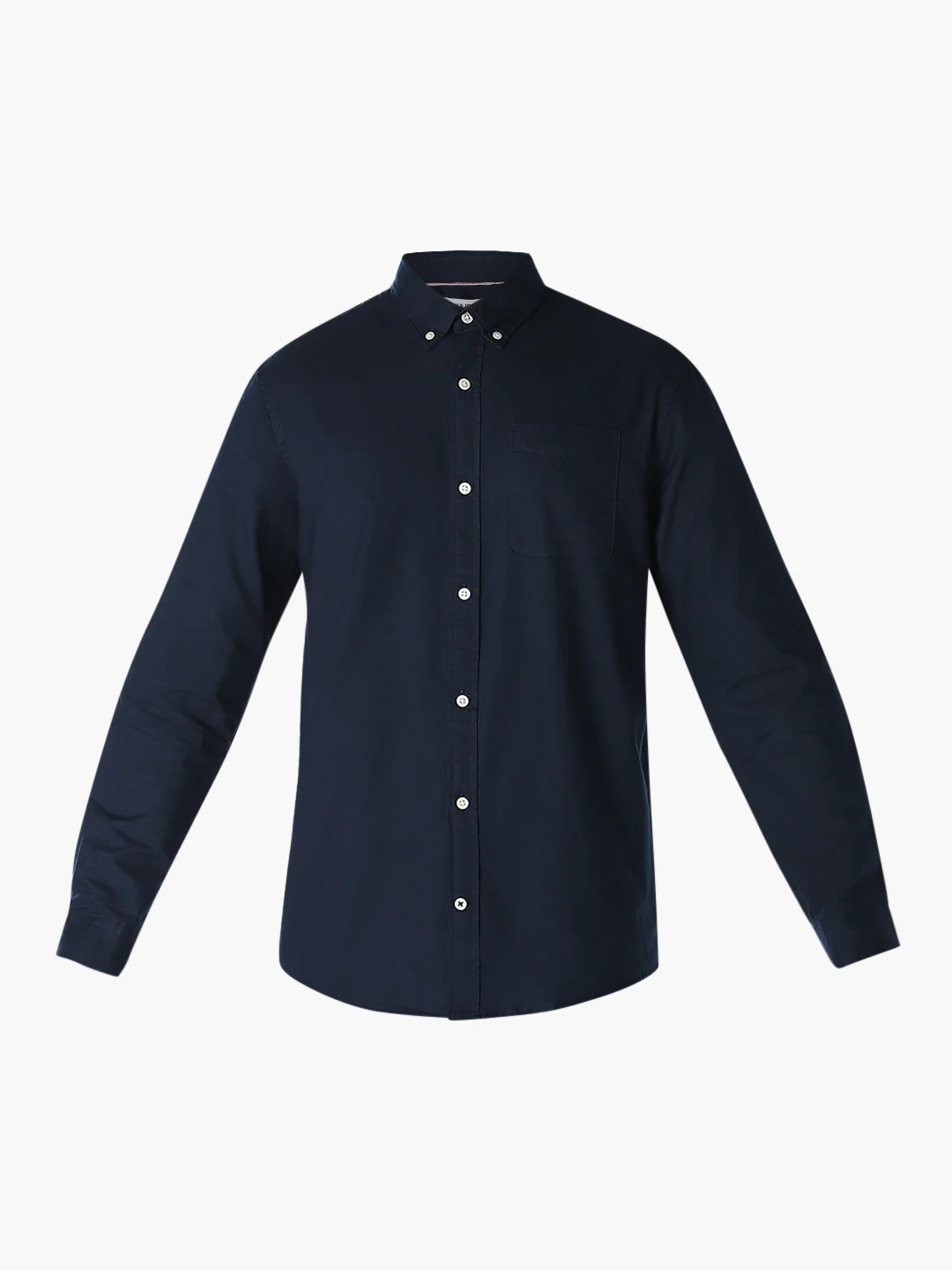 Men's Slim Fit Cotton Oxford Shirt With Button-Down Collar - Image 7