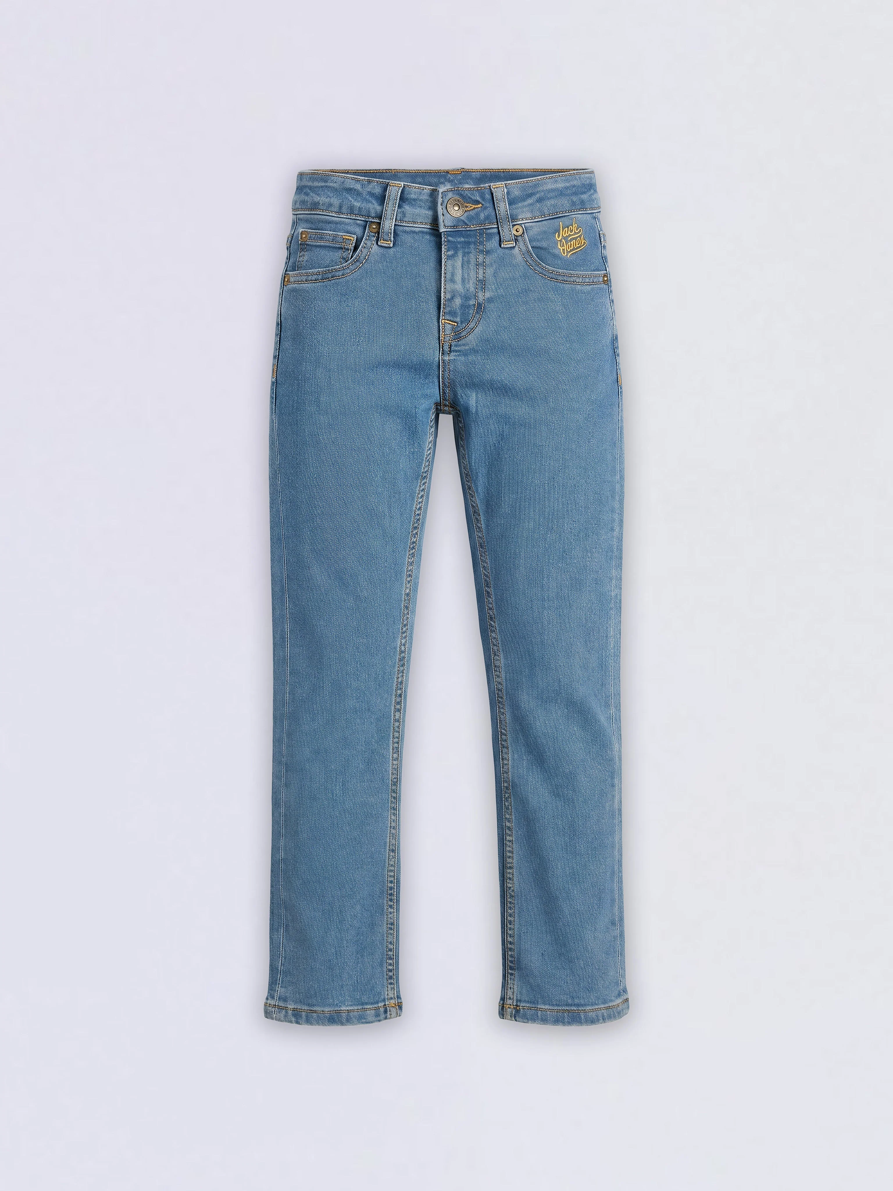 Boys Blue Clark Regular Fit Jeans - Image 2