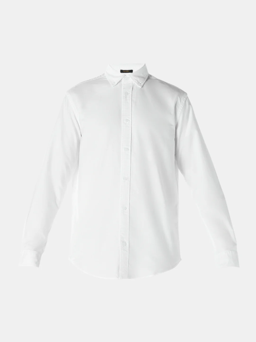 White Oxford Weave Cotton Shirt - Image 7