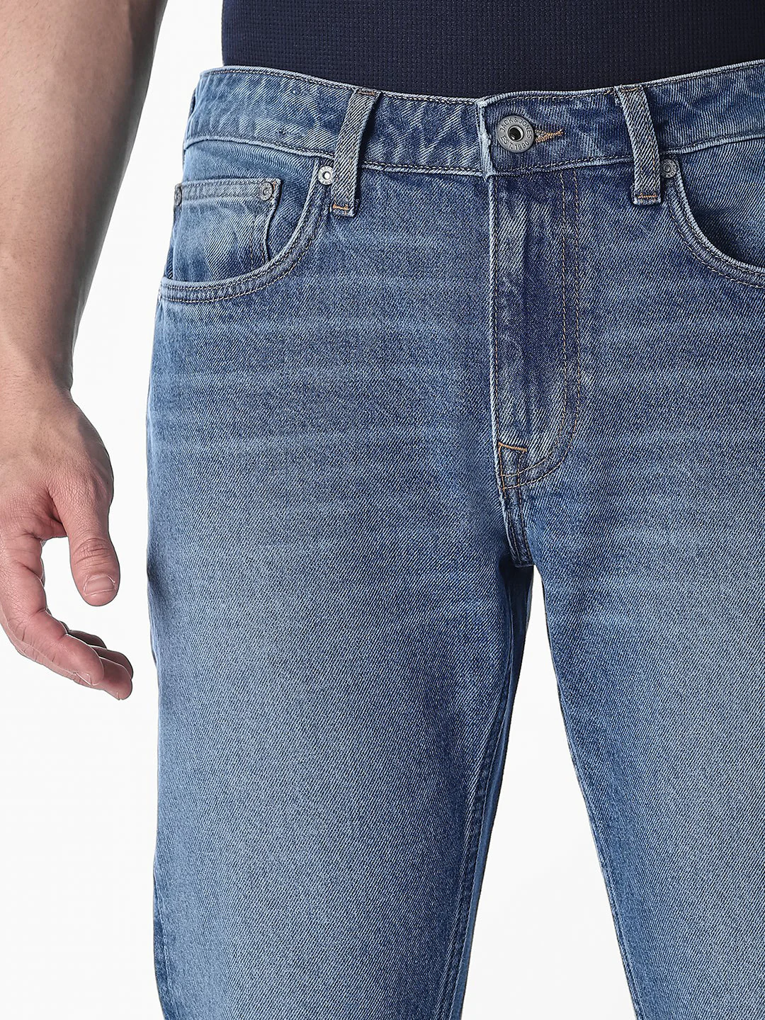Light Blue Tim Anti Fit Jeans - Image 4