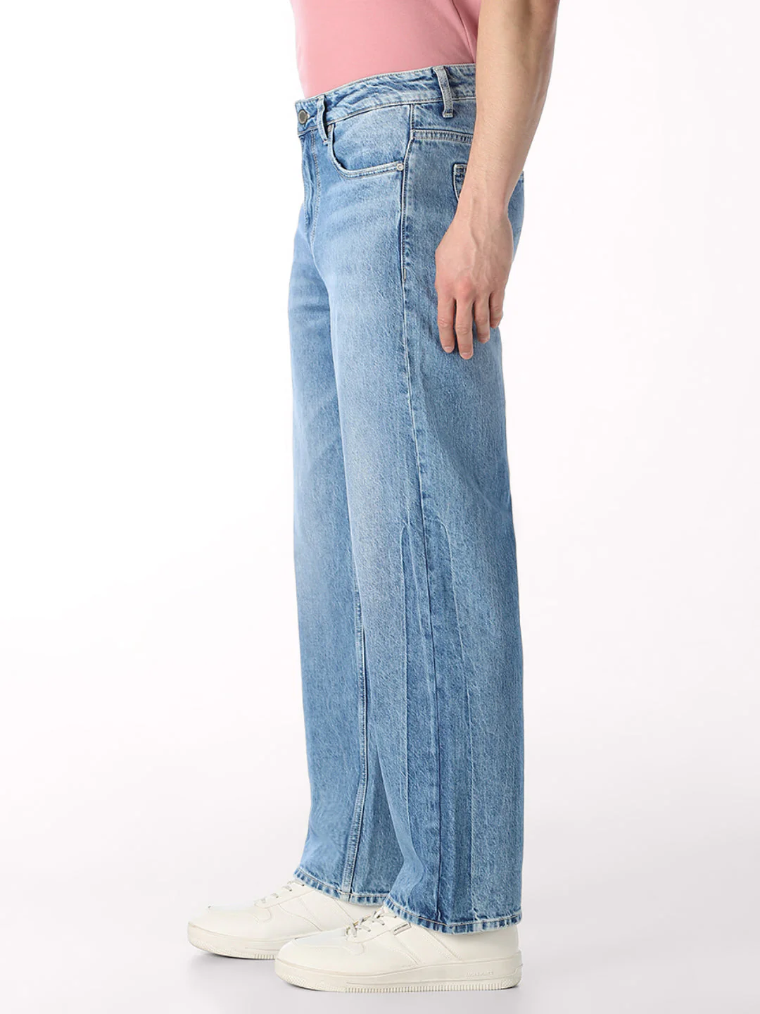 Light Blue Eddie Loose Fit Jeans - Image 3