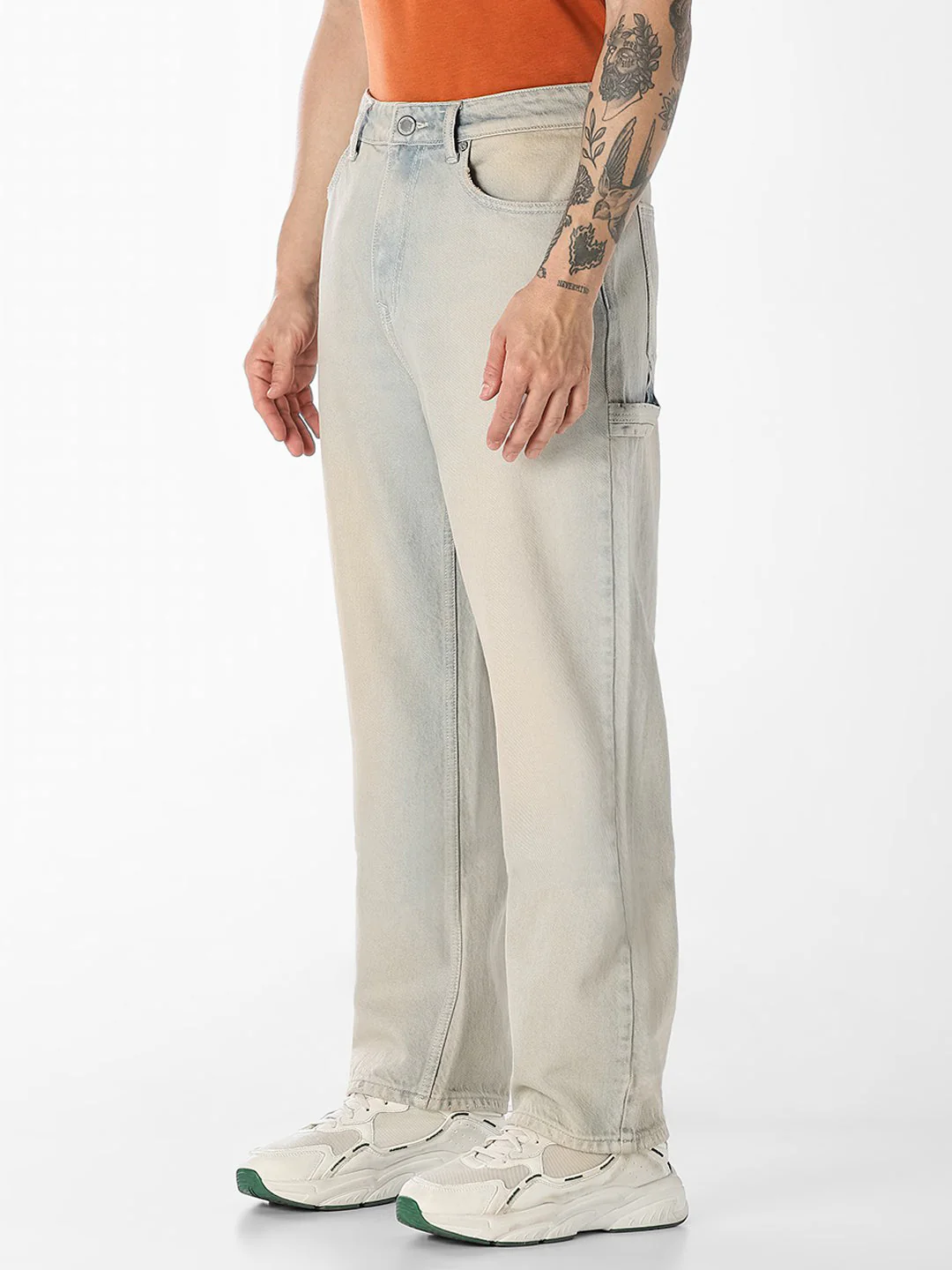 Light Blue Dario Loose Fit Jeans - Image 2