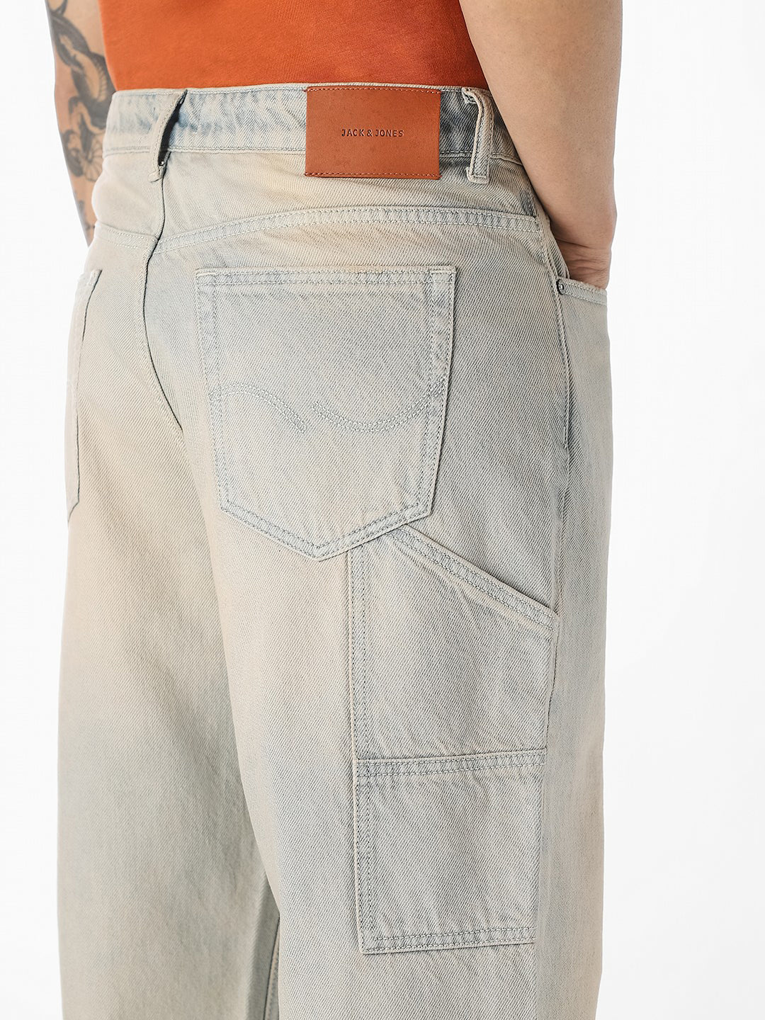 Light Blue Dario Loose Fit Jeans - Image 4