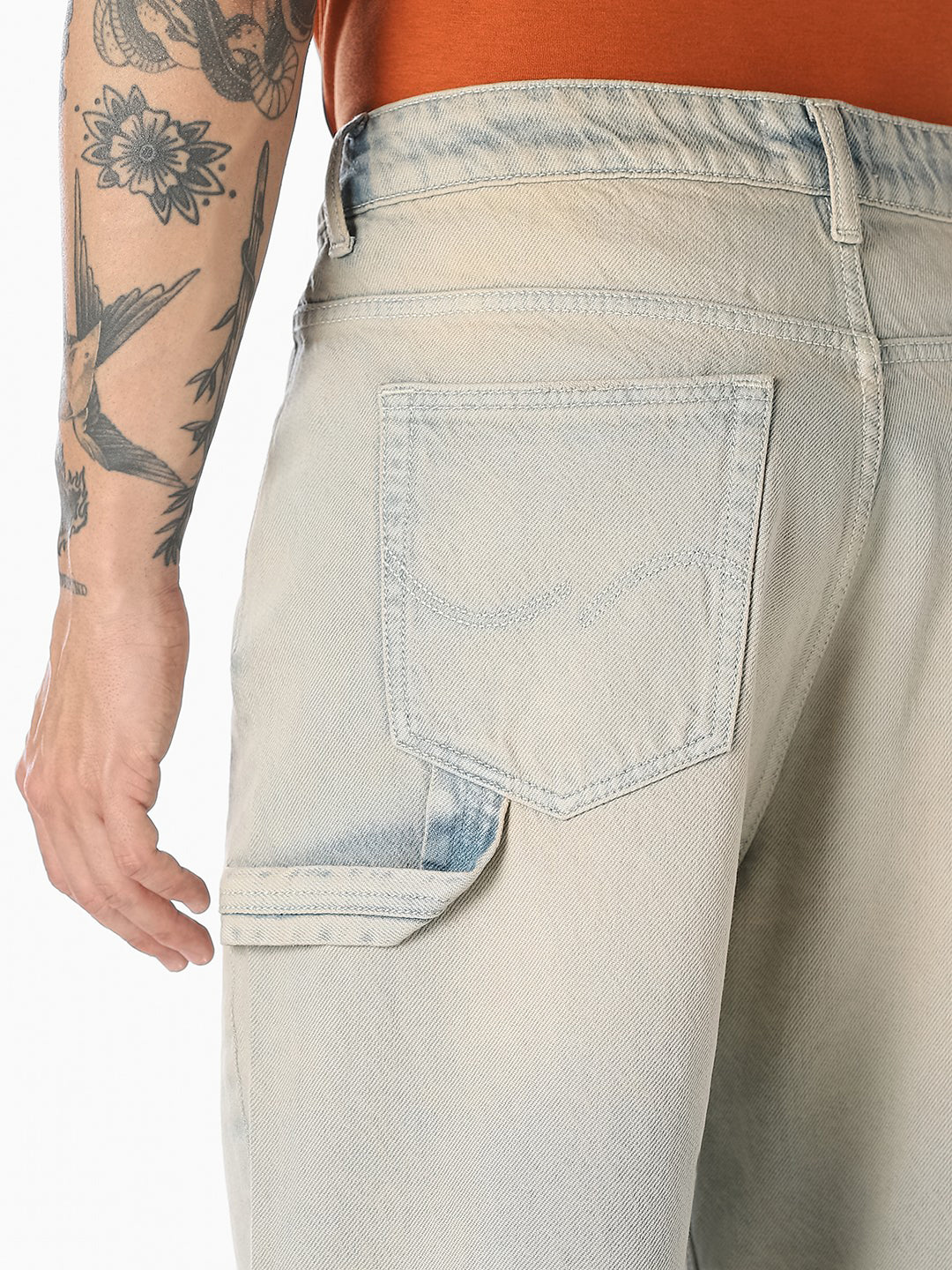 Light Blue Dario Loose Fit Jeans - Image 5