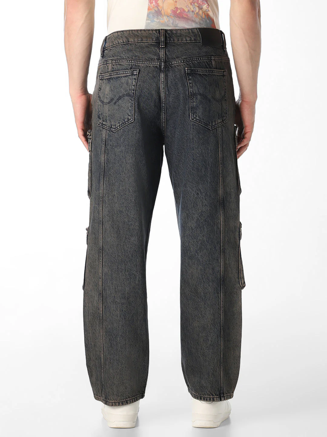 8 Pocket Dario Cargo Loose Fit Jeans - Image 2