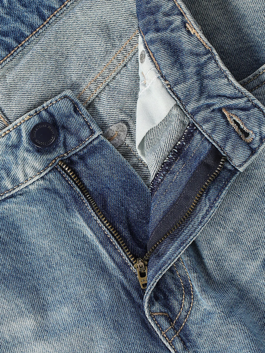 5 Pocket Panel Detailing Denim Shorts - Image 6