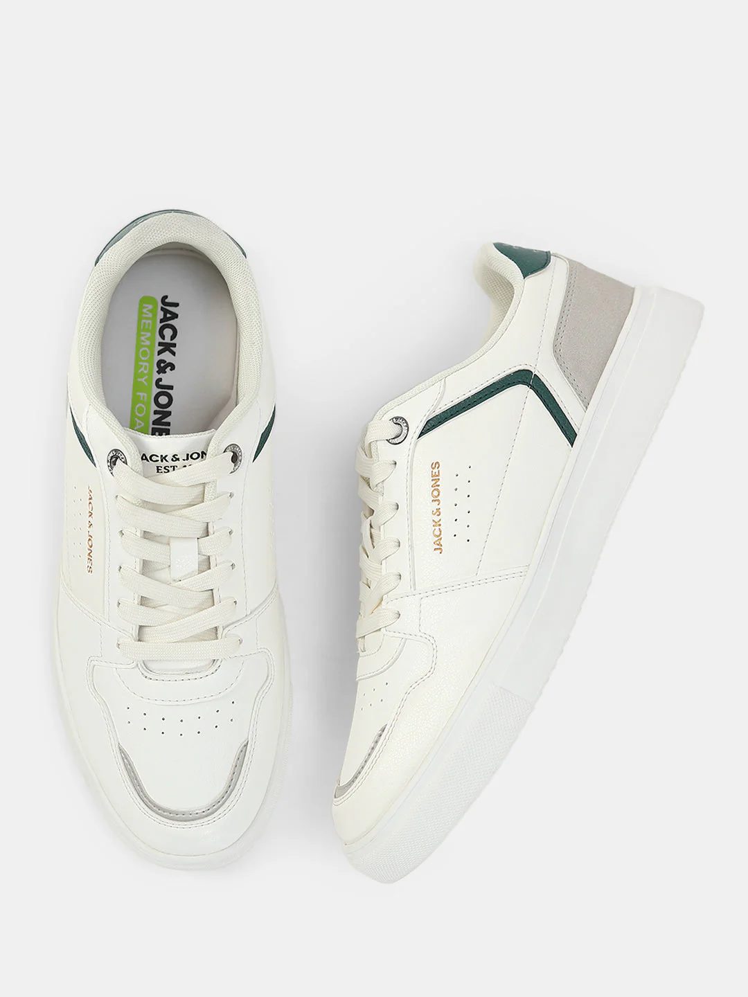 PU Lace-Up Sneakers - Image 3