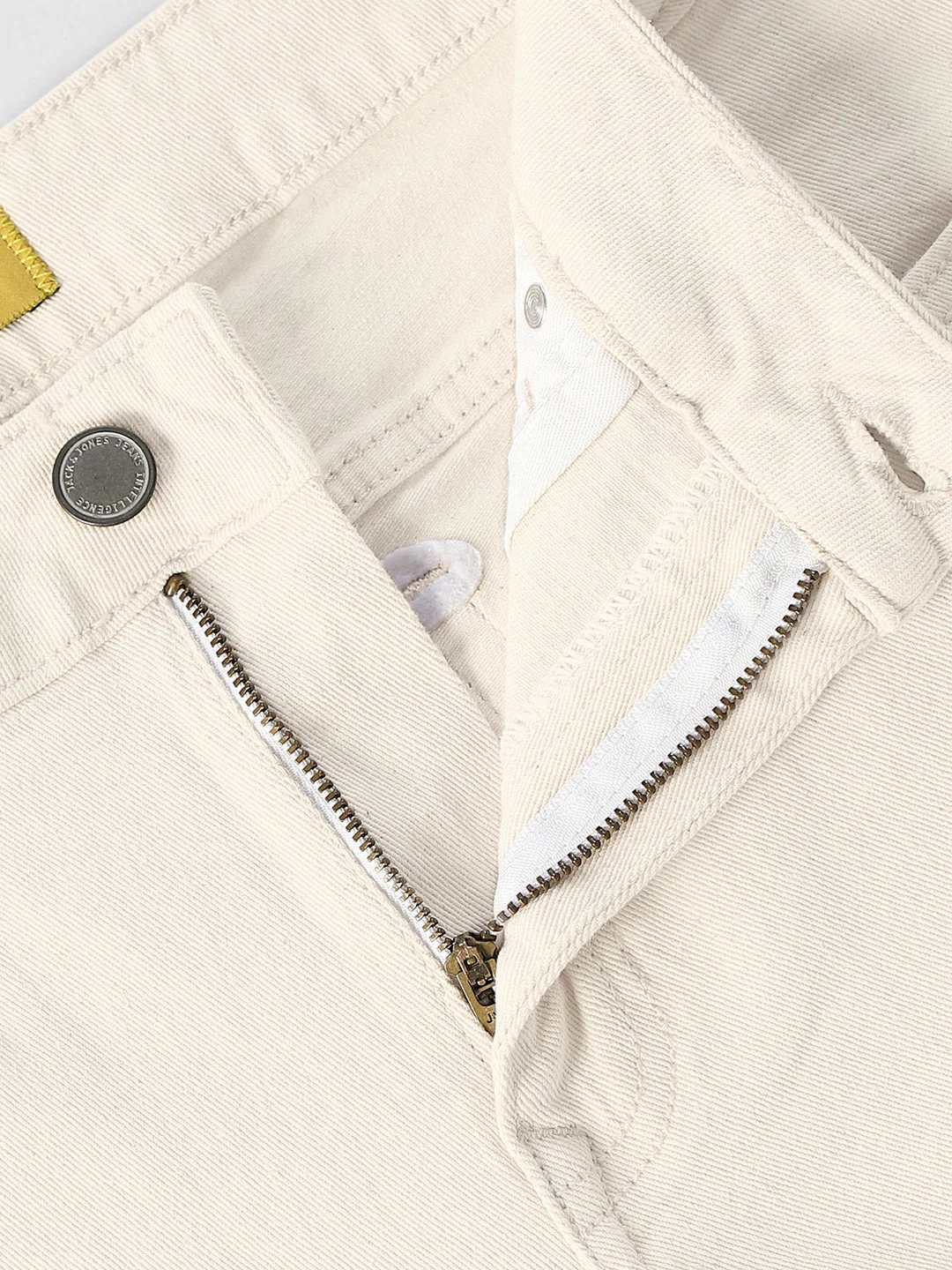 Beige 5 Pocket Glenn Slim Fit Jeans - Image 5