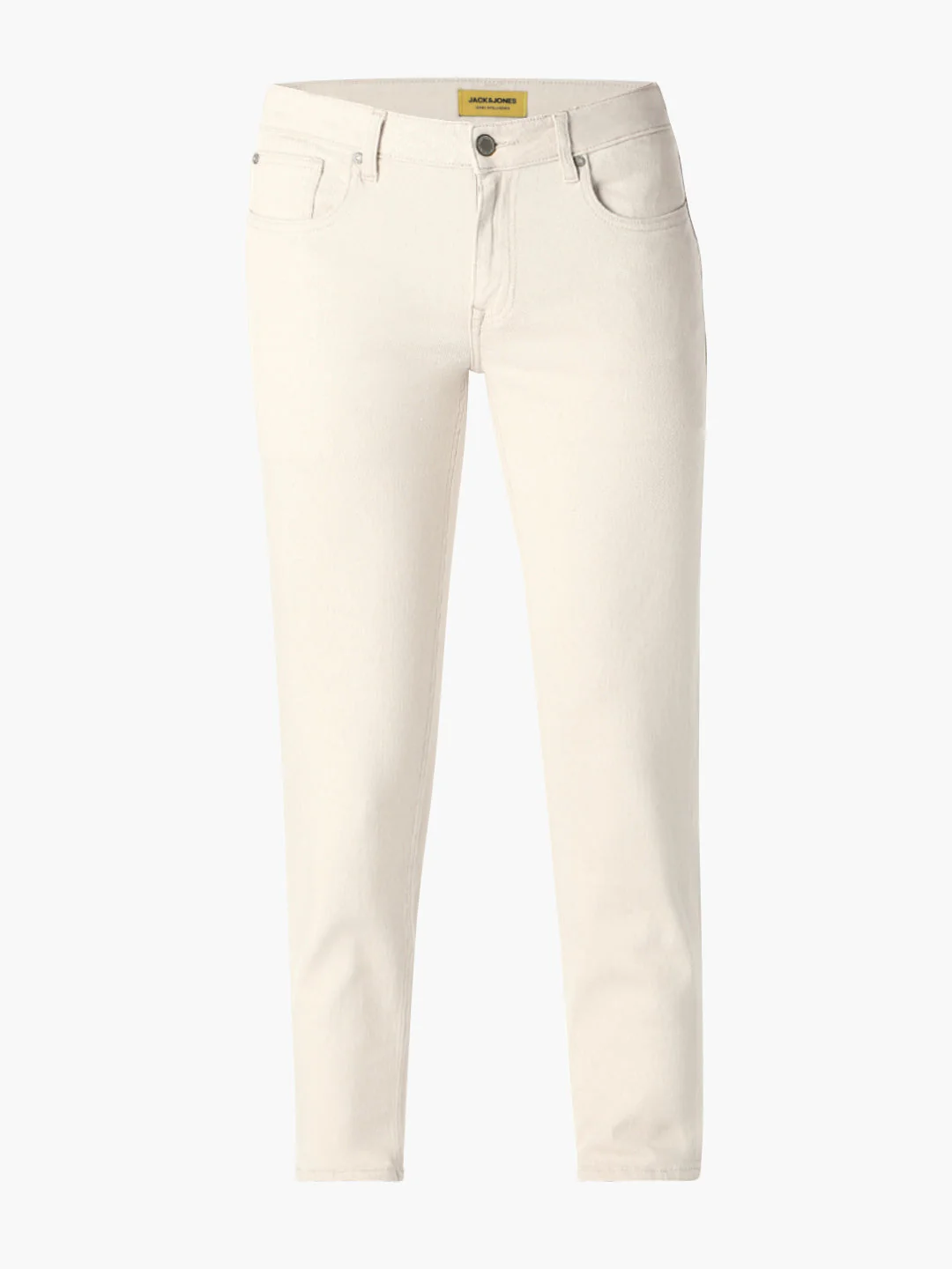 Beige 5 Pocket Glenn Slim Fit Jeans - Image 7