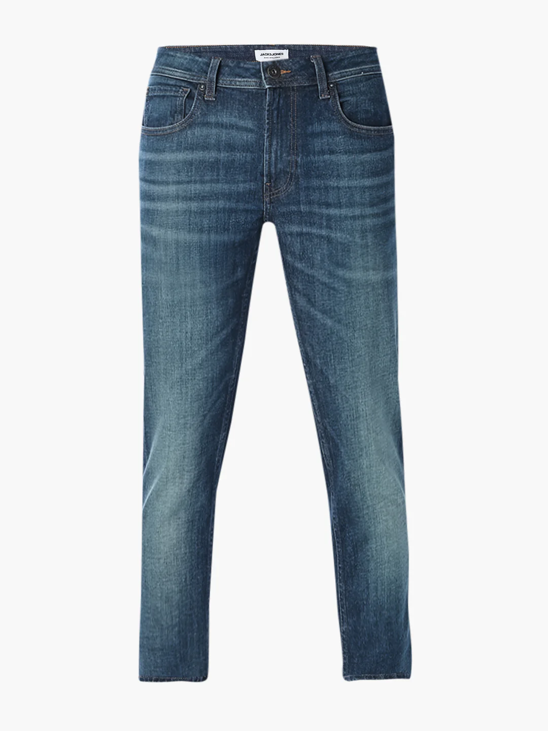 Men's Medium Blue Skinny Fit Low Rise Jeans - Image 7