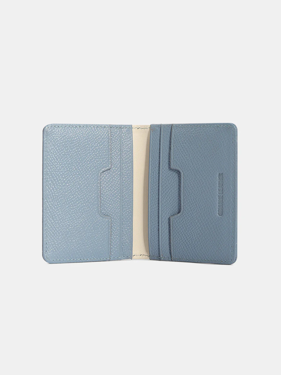 Blue Premium Leather Card Holder - Image 3