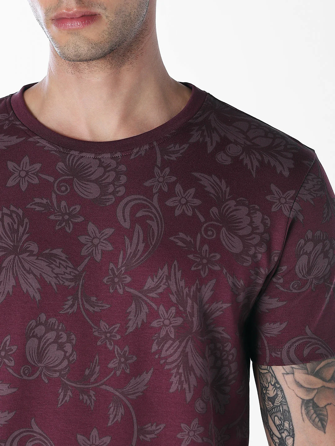 Floral Print Cotton Polo - Image 5