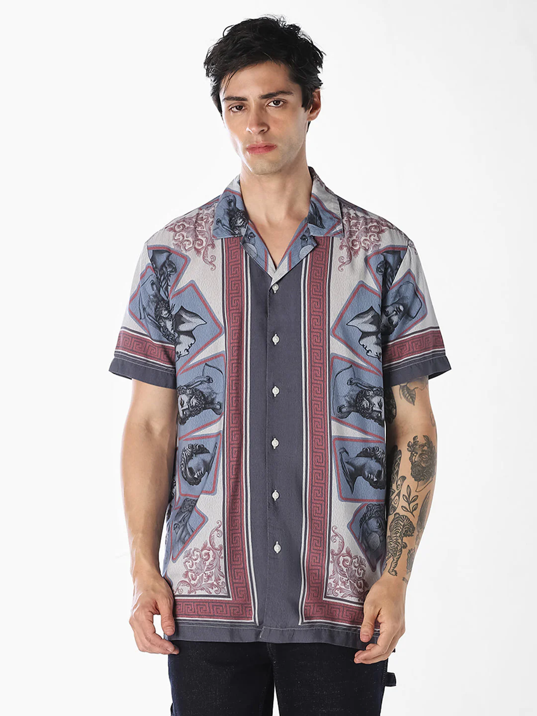 Artwork Print Resort Shirt - Image 2