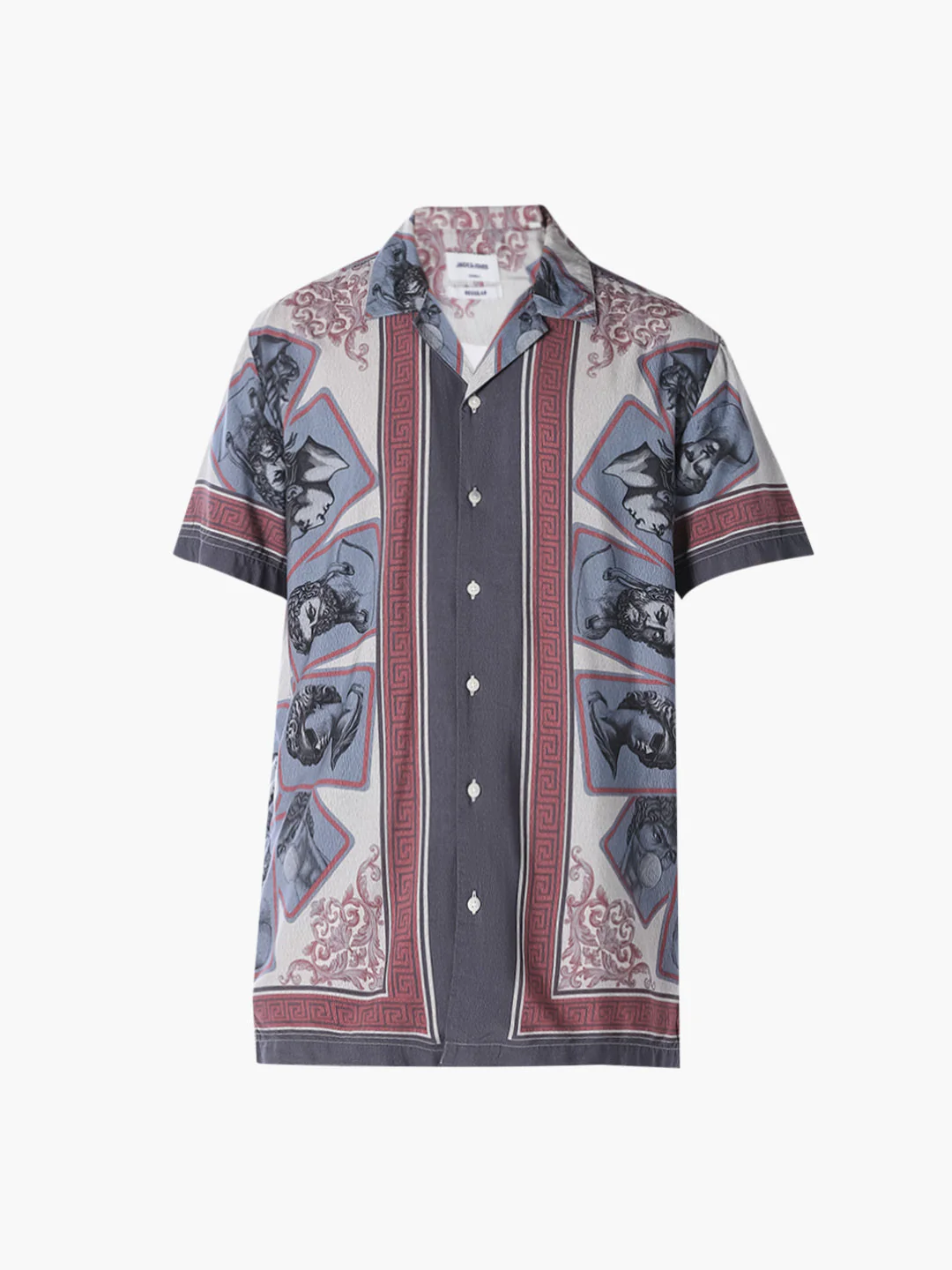 Artwork Print Resort Shirt - Image 7