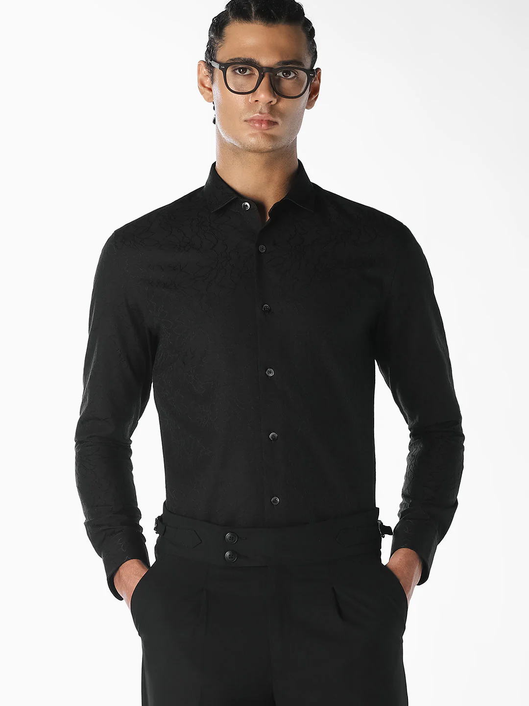 Dobby Textured Formal Shirt
