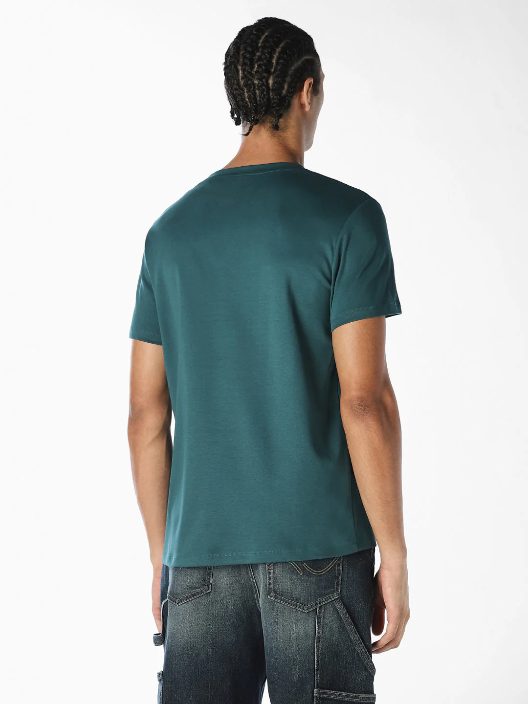 Turquoise Graphic Print T-Shirt - Image 4