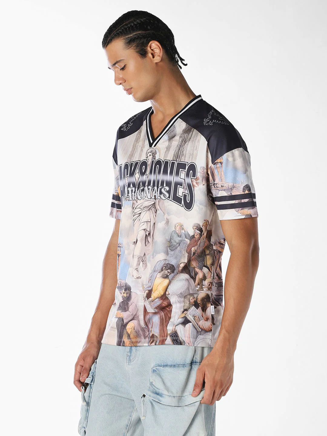 Artwork Printed Oversized T-shirt - Image 3