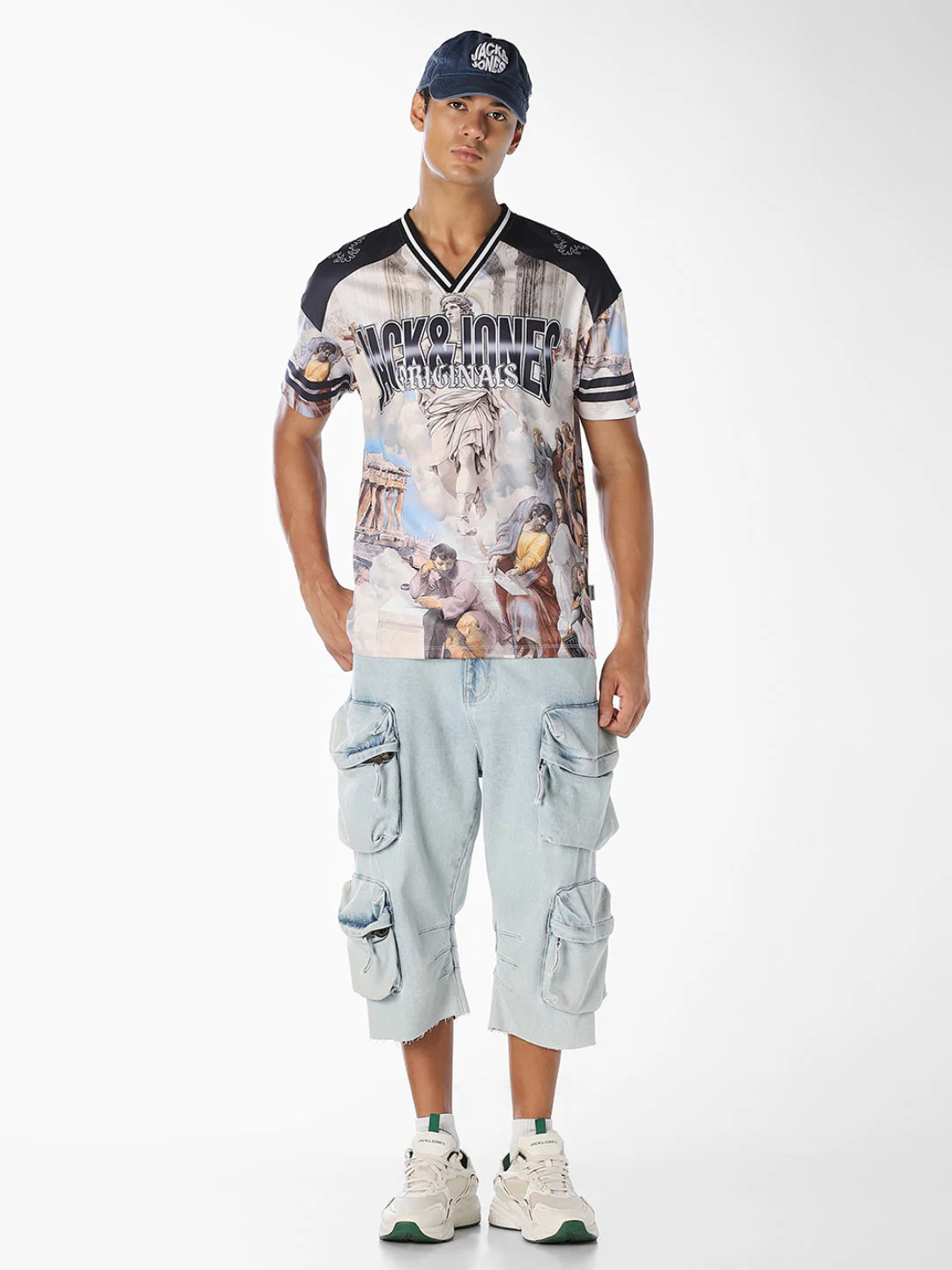 Artwork Printed Oversized T-shirt - Image 6