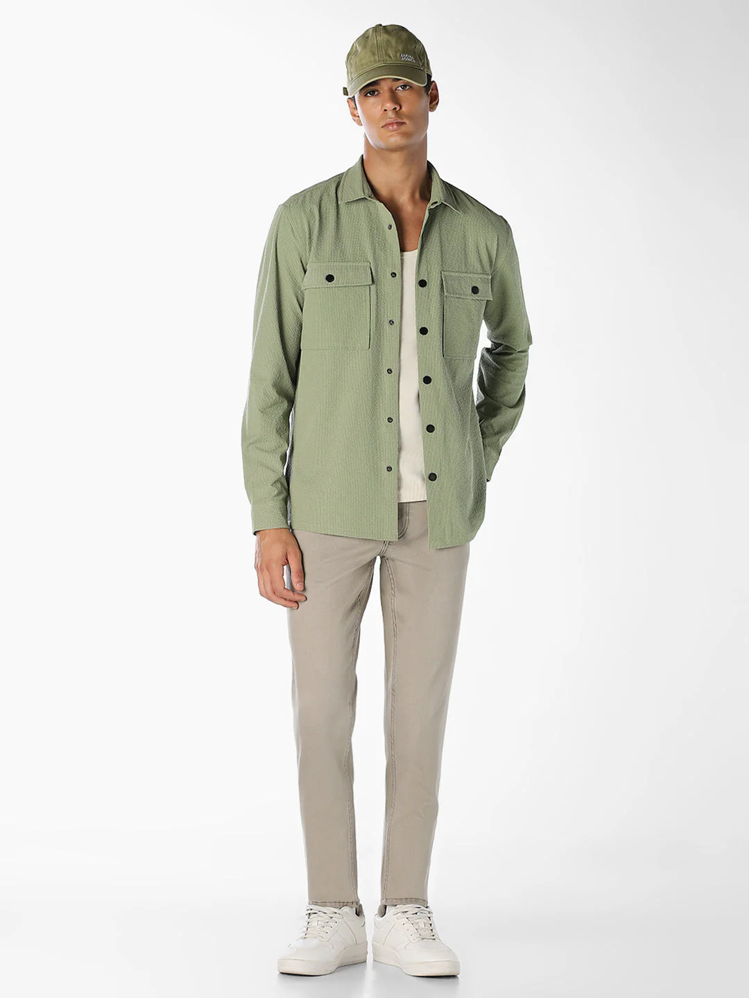 Textured Cotton Shirt - Image 6