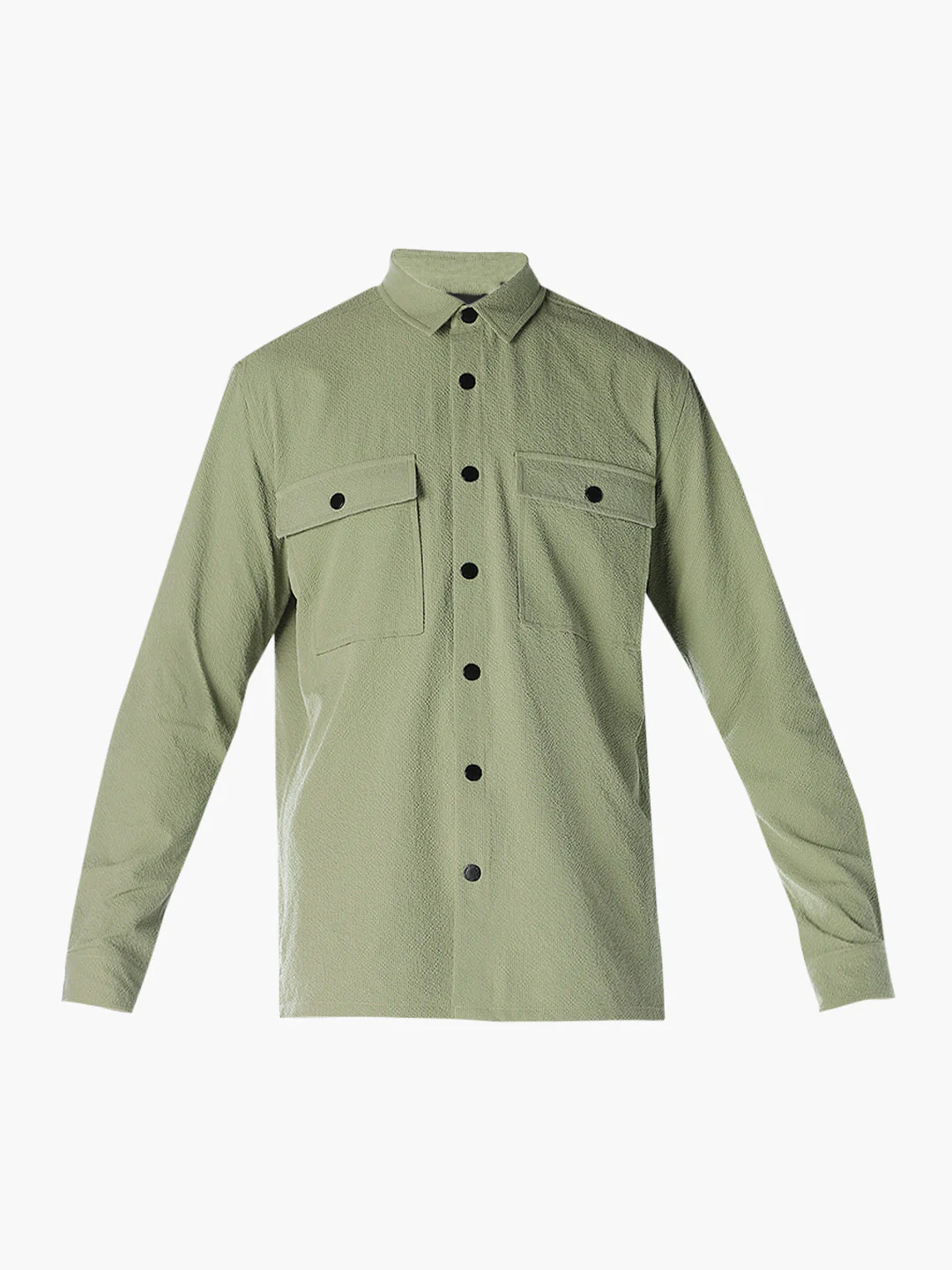 Textured Cotton Shirt - Image 7