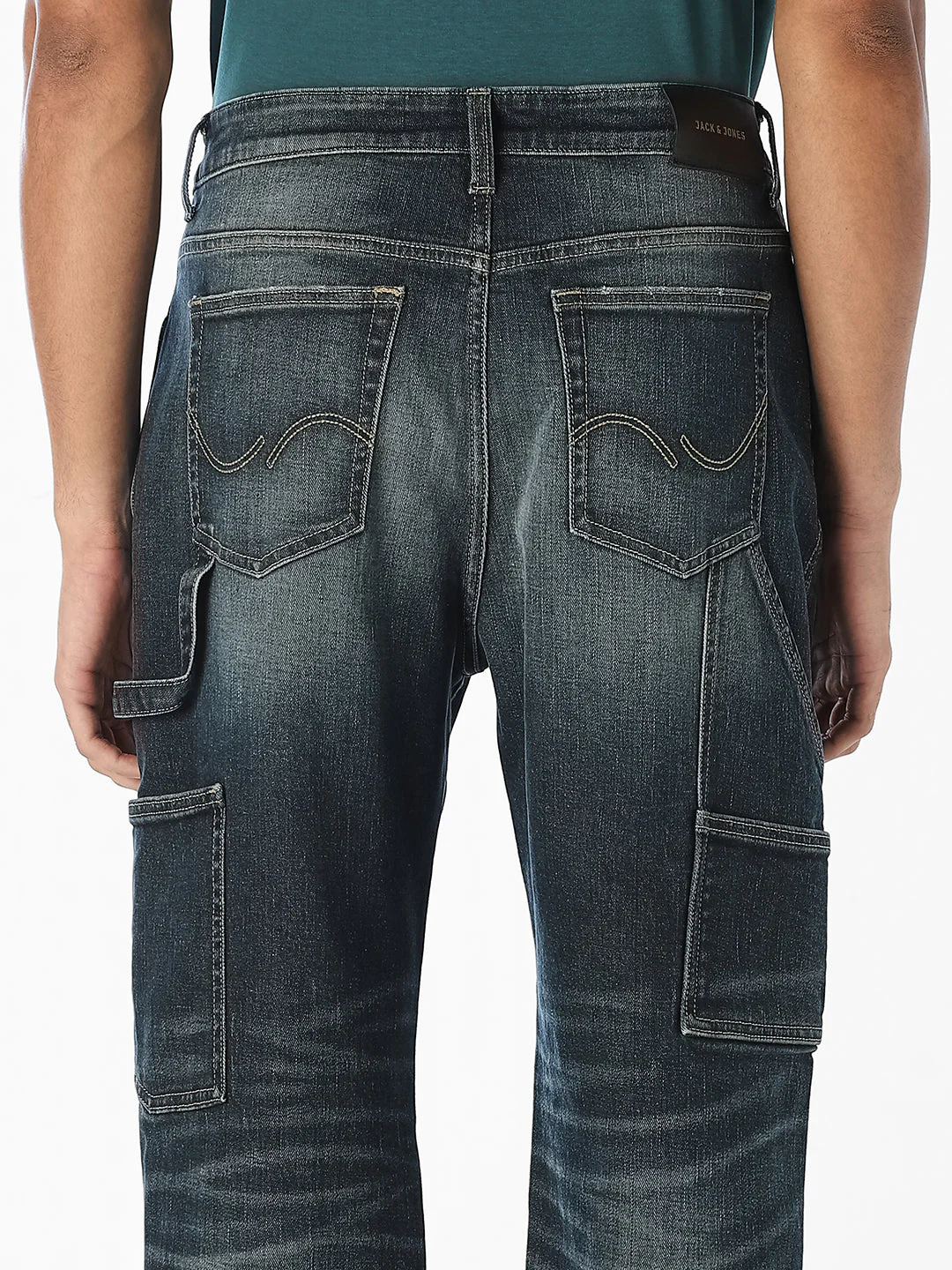 Dark Wash DARIO Loose Fit Jeans - Image 4