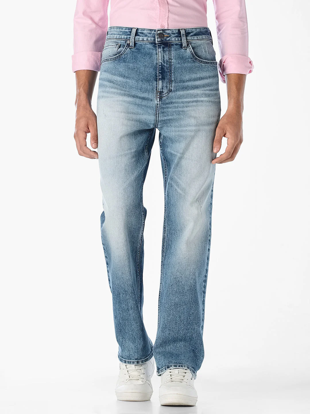 Light Washed Dario Loose Fit Jeans