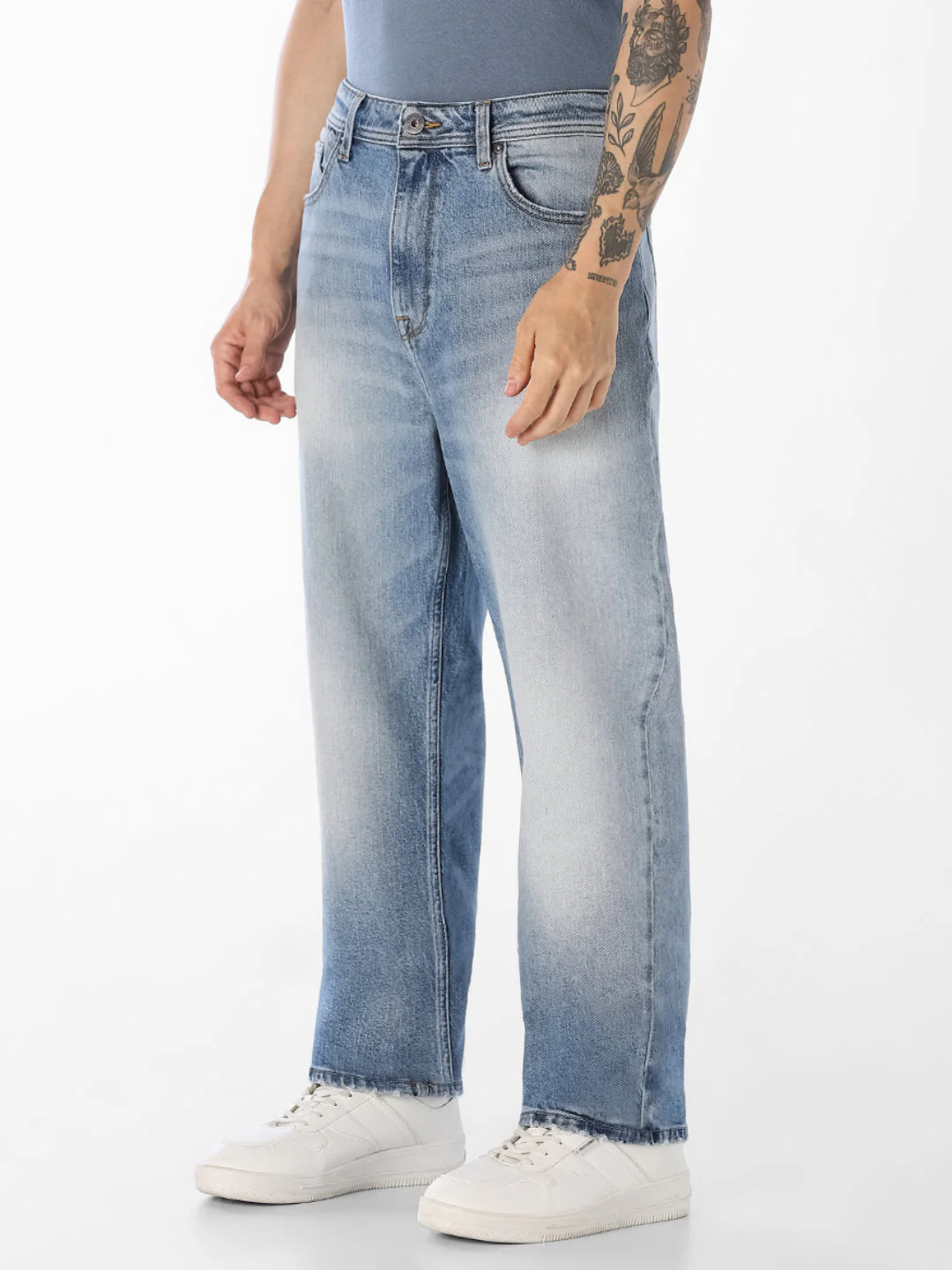 Light Blue DARIO Loose Fit Jeans - Image 2