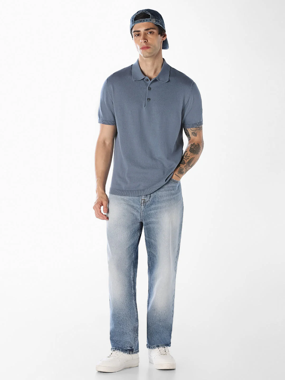 Light Blue DARIO Loose Fit Jeans - Image 6